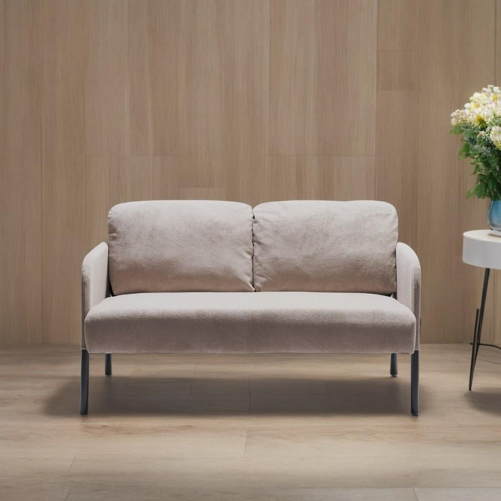 Divano a 2 posti in tessuto di poliestere, divano moderno a due posti, comodi divani piccoli per piccoli spazi, soggiorno, camera da letto, ufficio