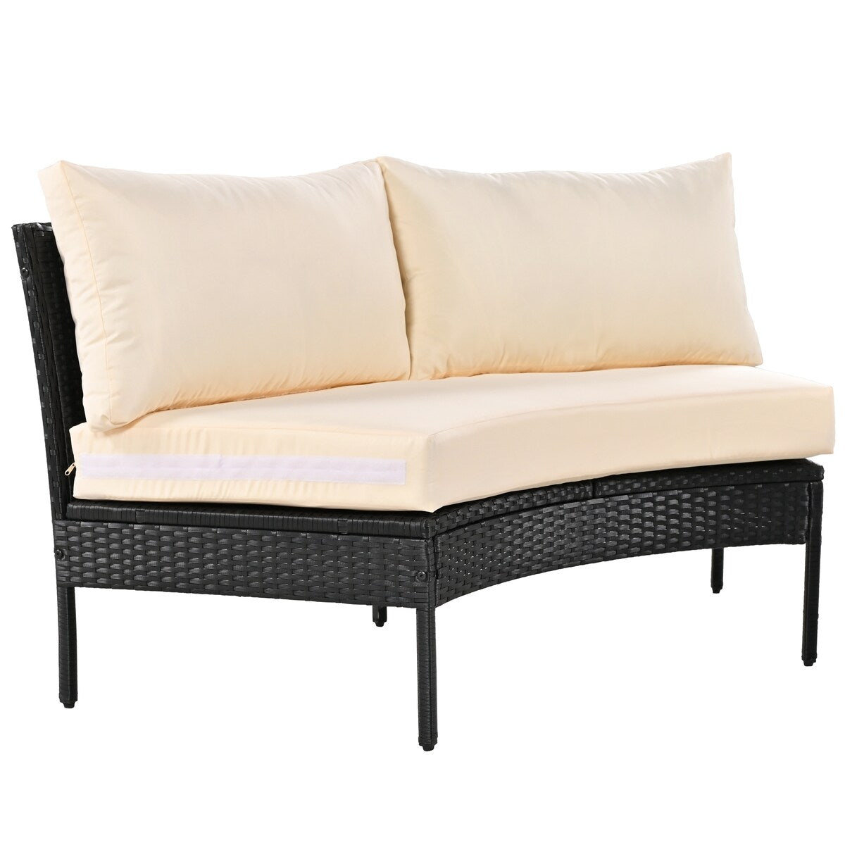 Set da conversazione curvo da esterno da 3 pezzi