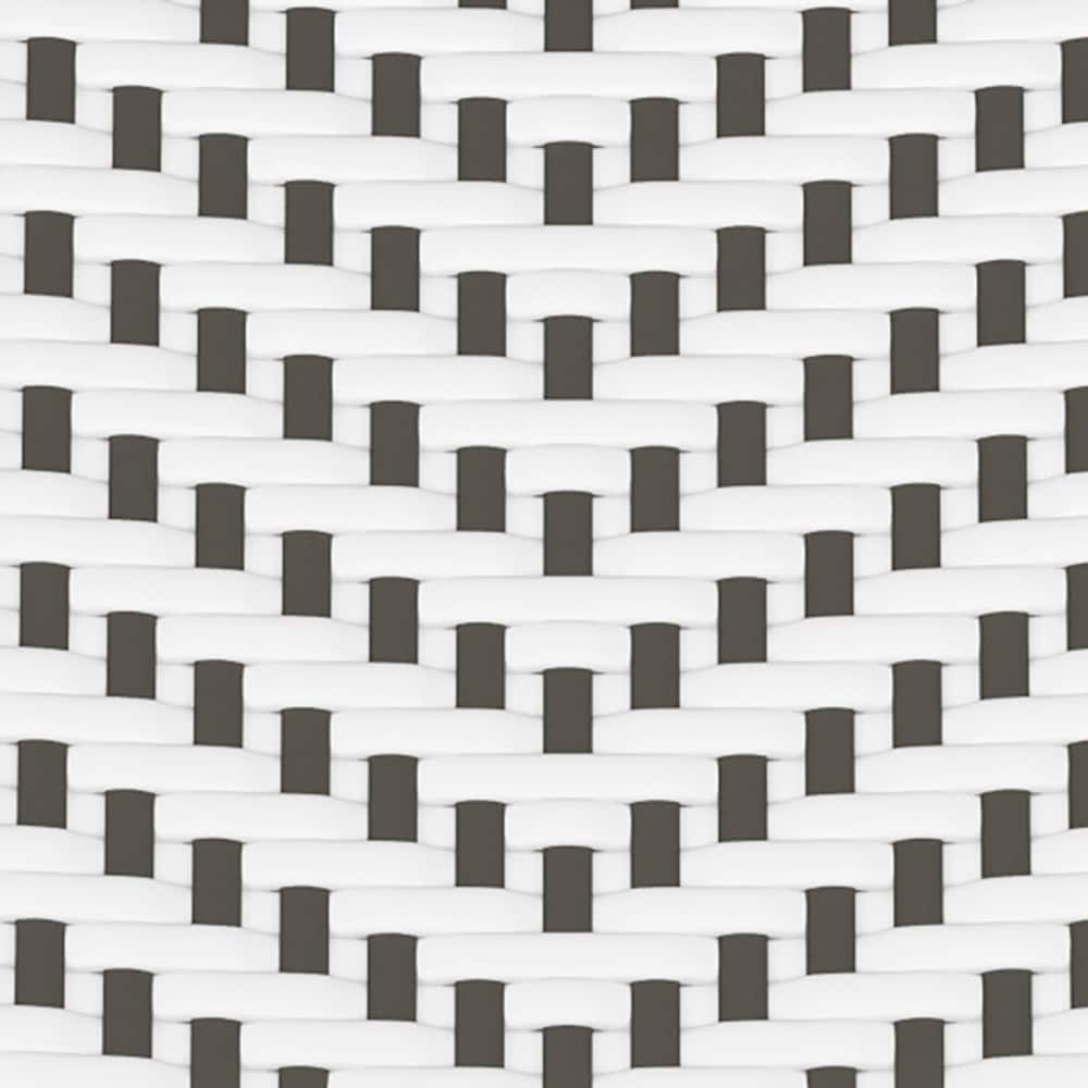 Set da bistrot pieghevole in rattan PE per interni/esterni da 3 pezzi