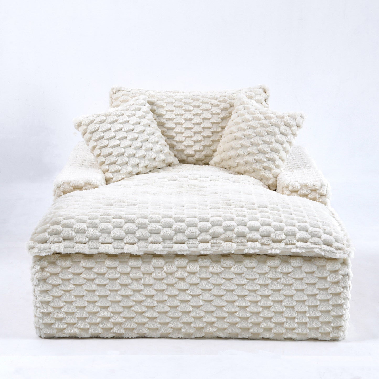 Divano comfort da 51 pollici: due cuscini e uno schienale, adatto a molteplici scenari in camere da letto e soggiorni