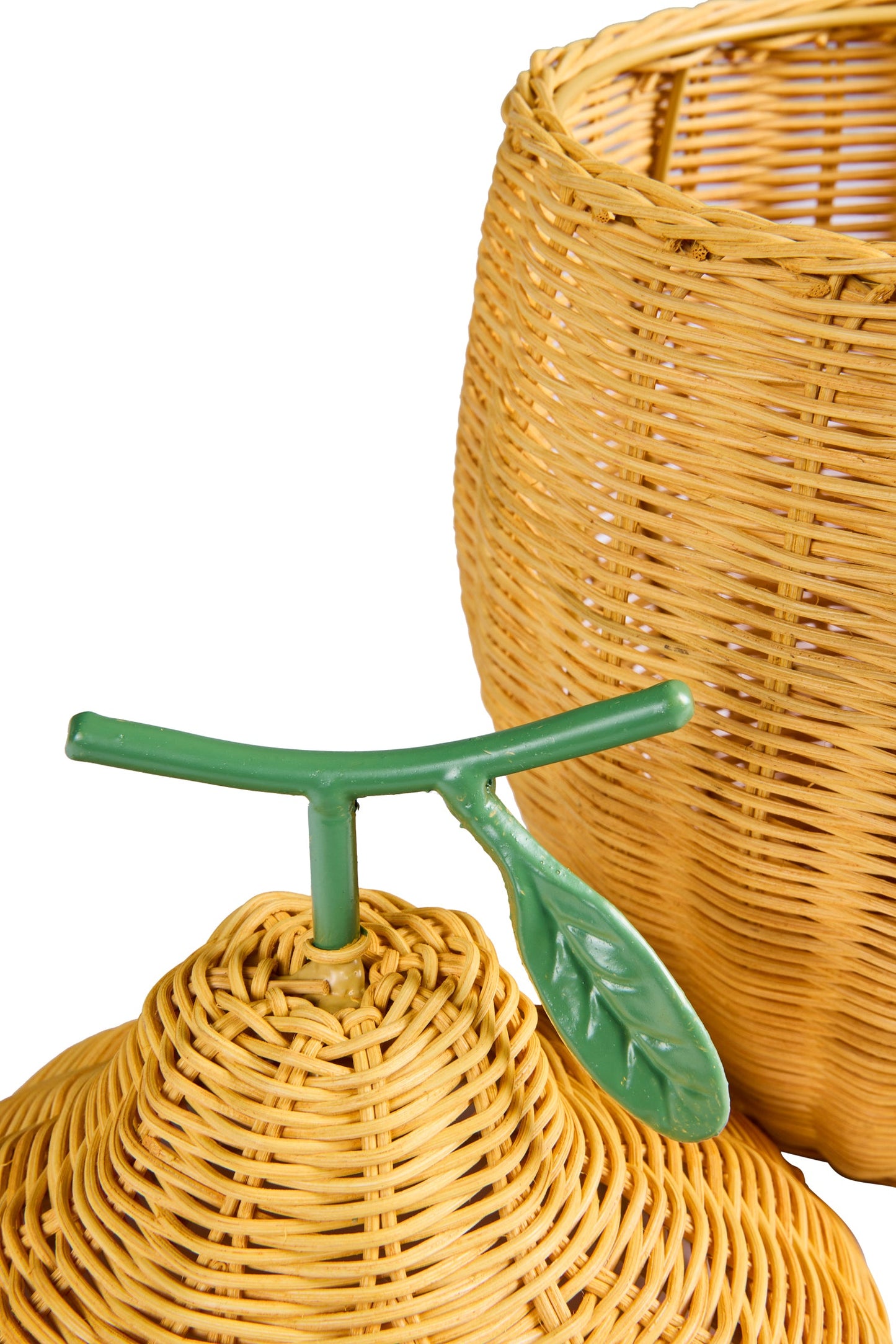 Alhoa - Cestino Forma Limone Con Coperchio