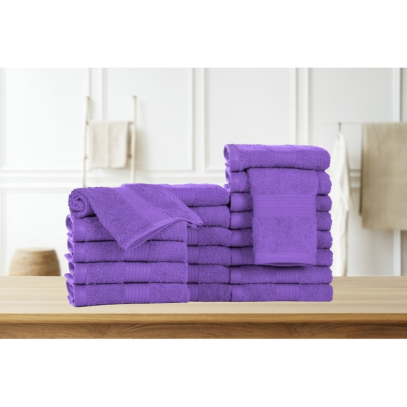 Salviette per il viso in puro cotone 600 g/m², 30,5 x 30,5 cm, di Ample Decor - 20 pezzi