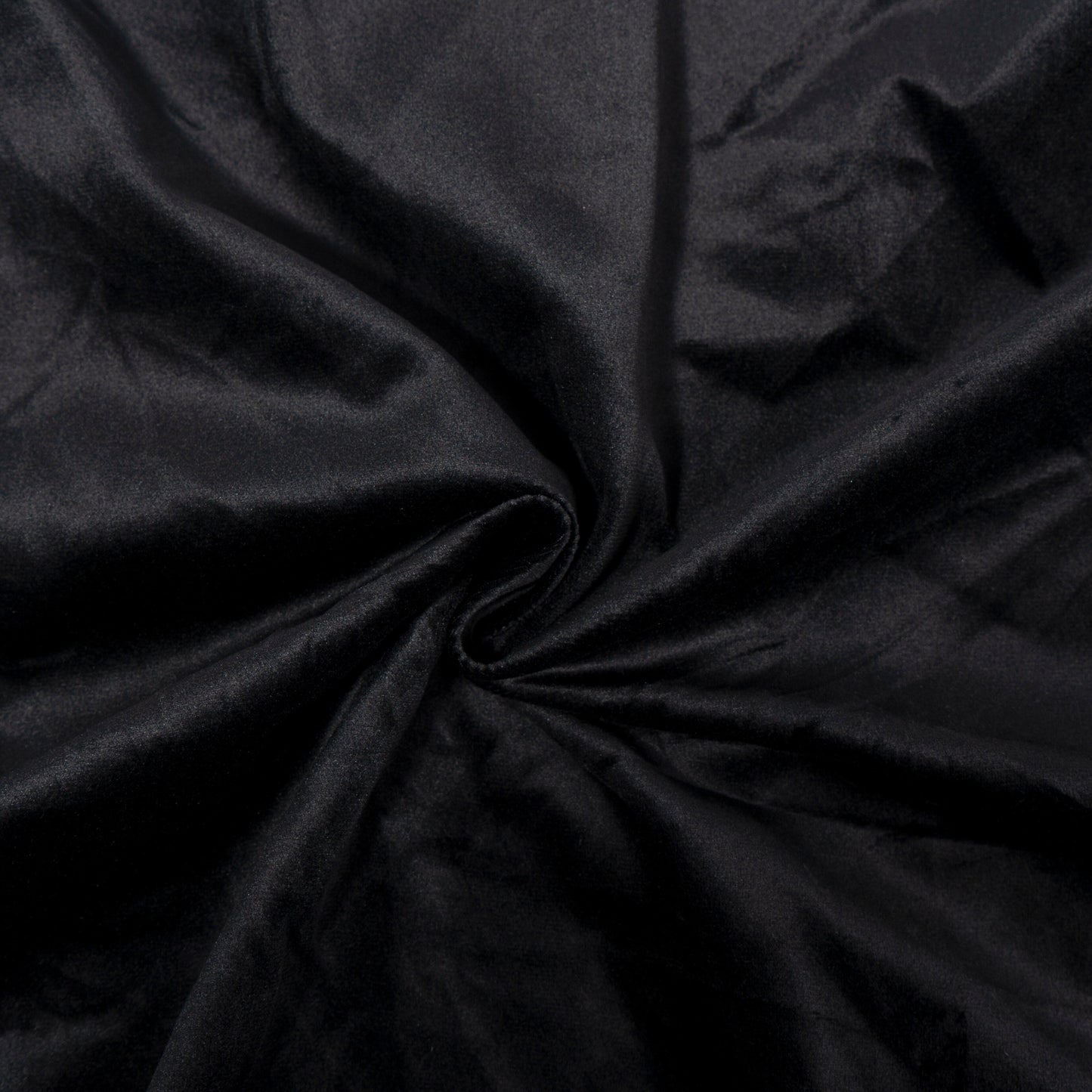 Divano letto estraibile in velluto nero con morbidi cuscini