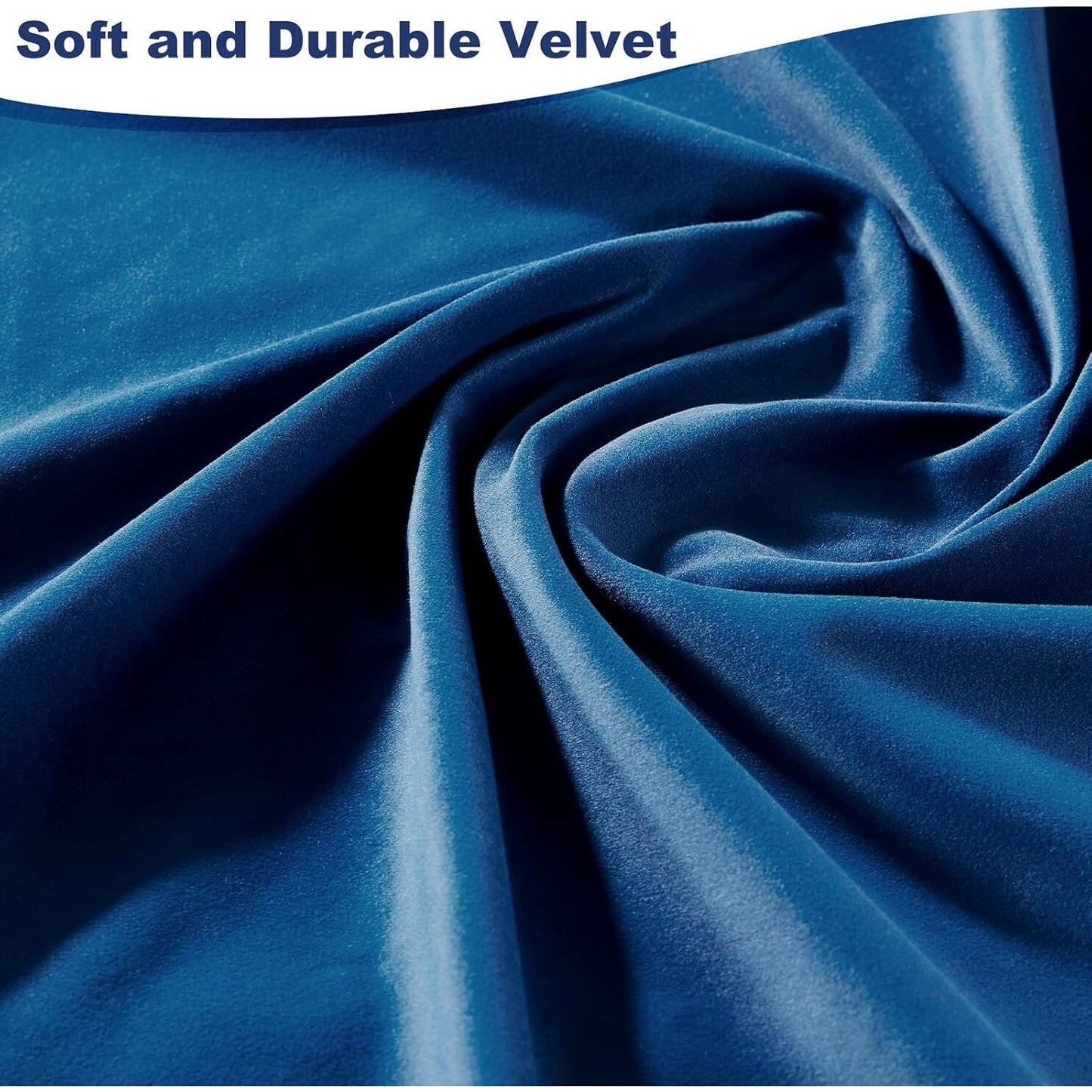 Divano letto trasformabile in futon moderno blu da 78 posti con 2 cuscini e schienale per soggiorno