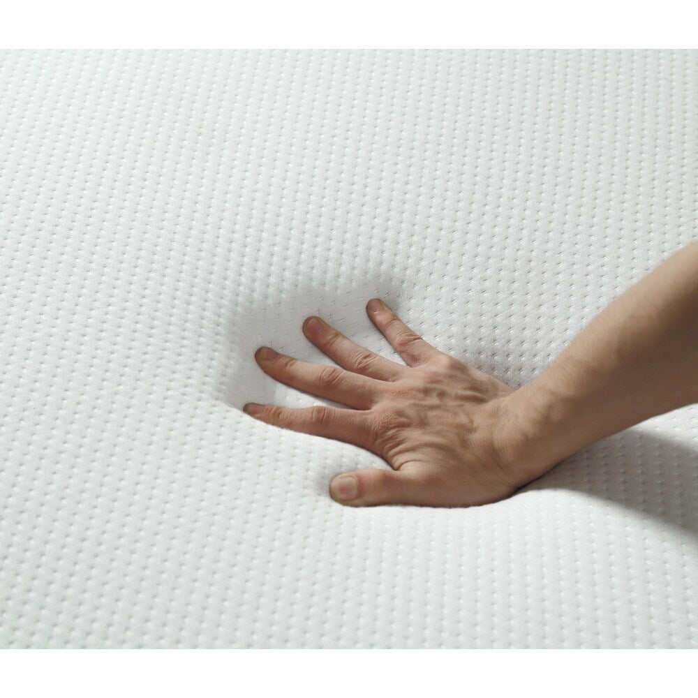 Materasso in memory foam al tè verde infuso con gel Blue River di Roundhill Furniture da 8 pollici - N/D