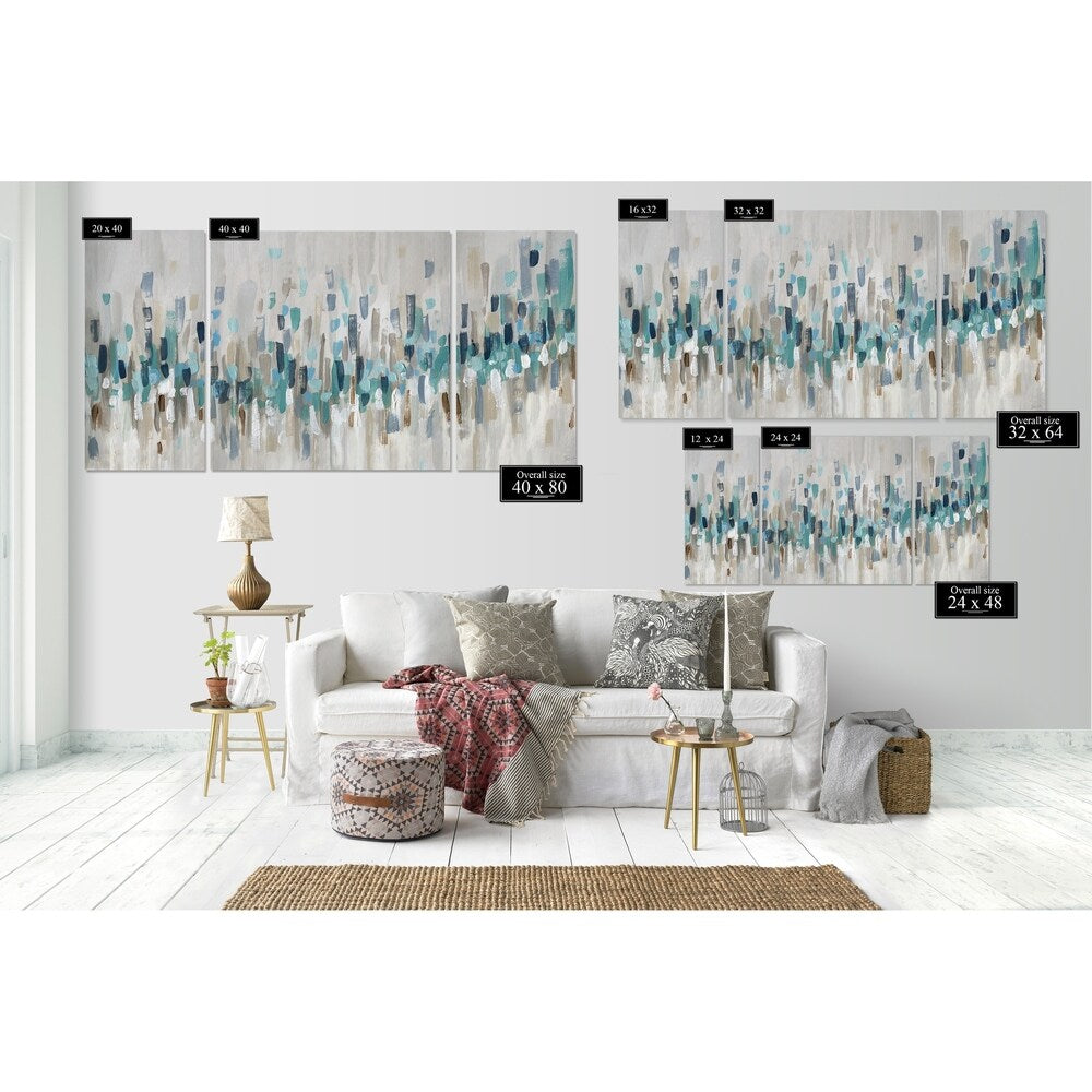 Blue Staccato-A Premium Multi Piece Art disponibile in 3 misure
