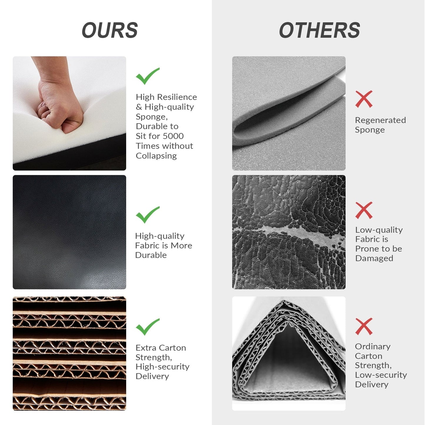 Poltrona reclinabile Brigida Modern in vera pelle con finiture in borchie e poggiapiedi regolabile, set da 2 di HULALA HOME