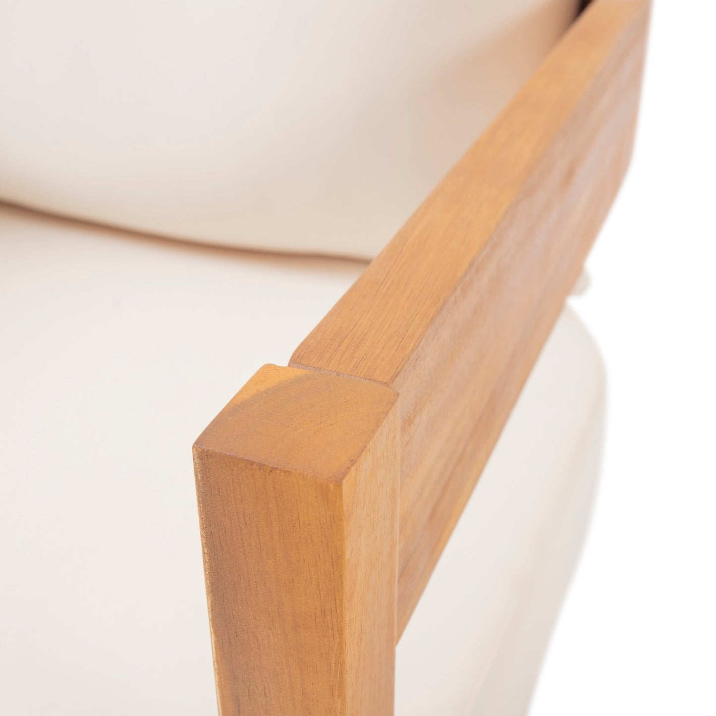 Set di divani a due posti in legno di acacia Brooklyn Outdoor con tavolino da caffè di Christopher Knight Home