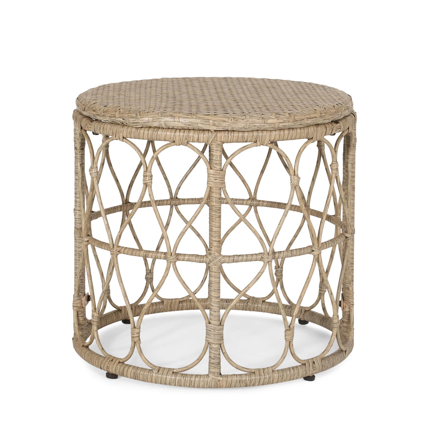 Set da salotto Bruce Outdoor in vimini da 3 pezzi con cuscini di Christopher Knight Home