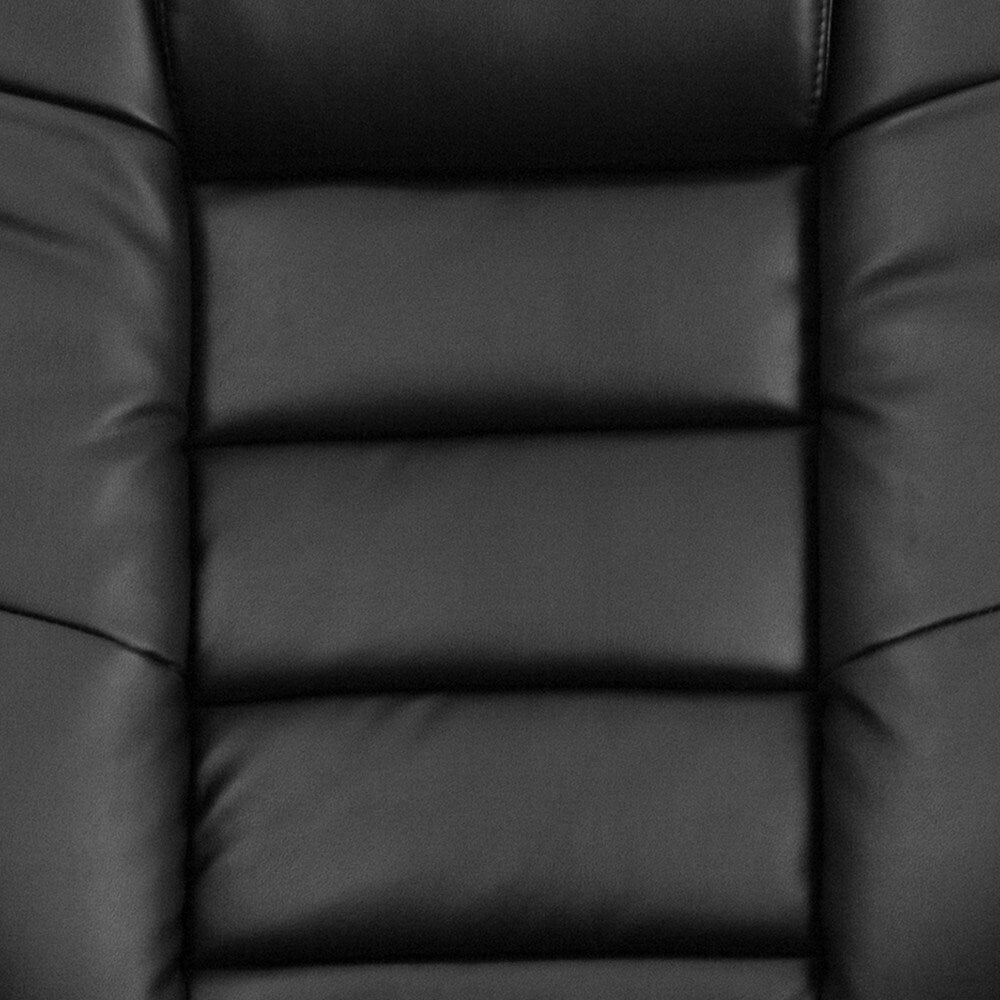 Poltrona reclinabile imbottita multiposizione contemporanea con pouf