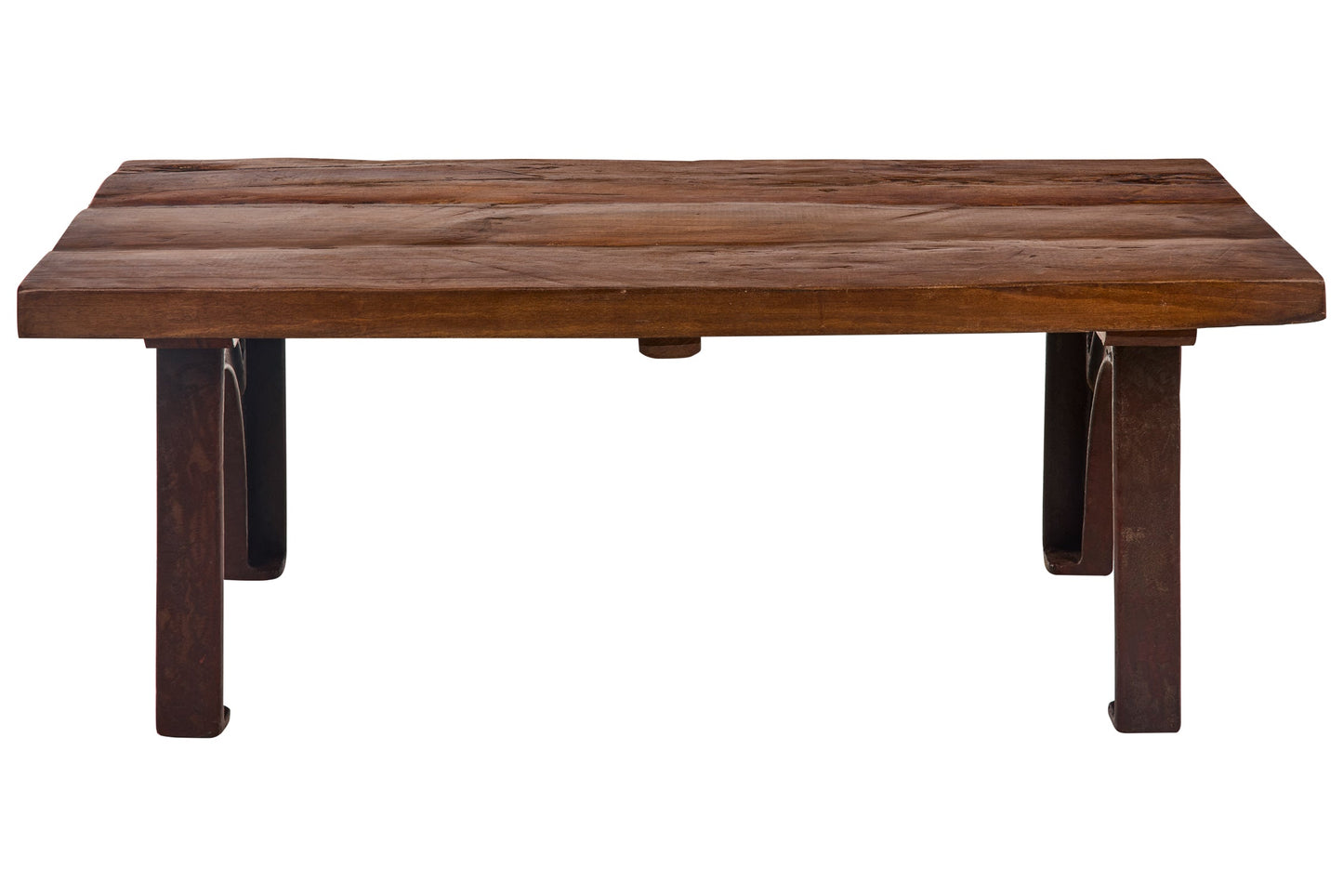 Tavolino Legno Riciclato Con Gambe In Ferro