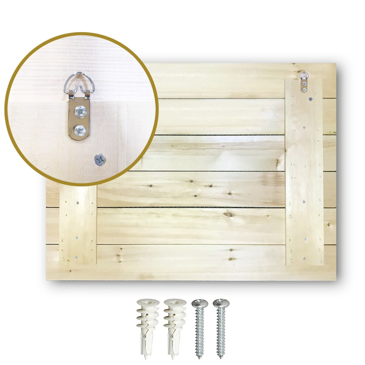 Designart Coral Teal Bold Mountains Landscape Stampa moderna su legno di pino naturale