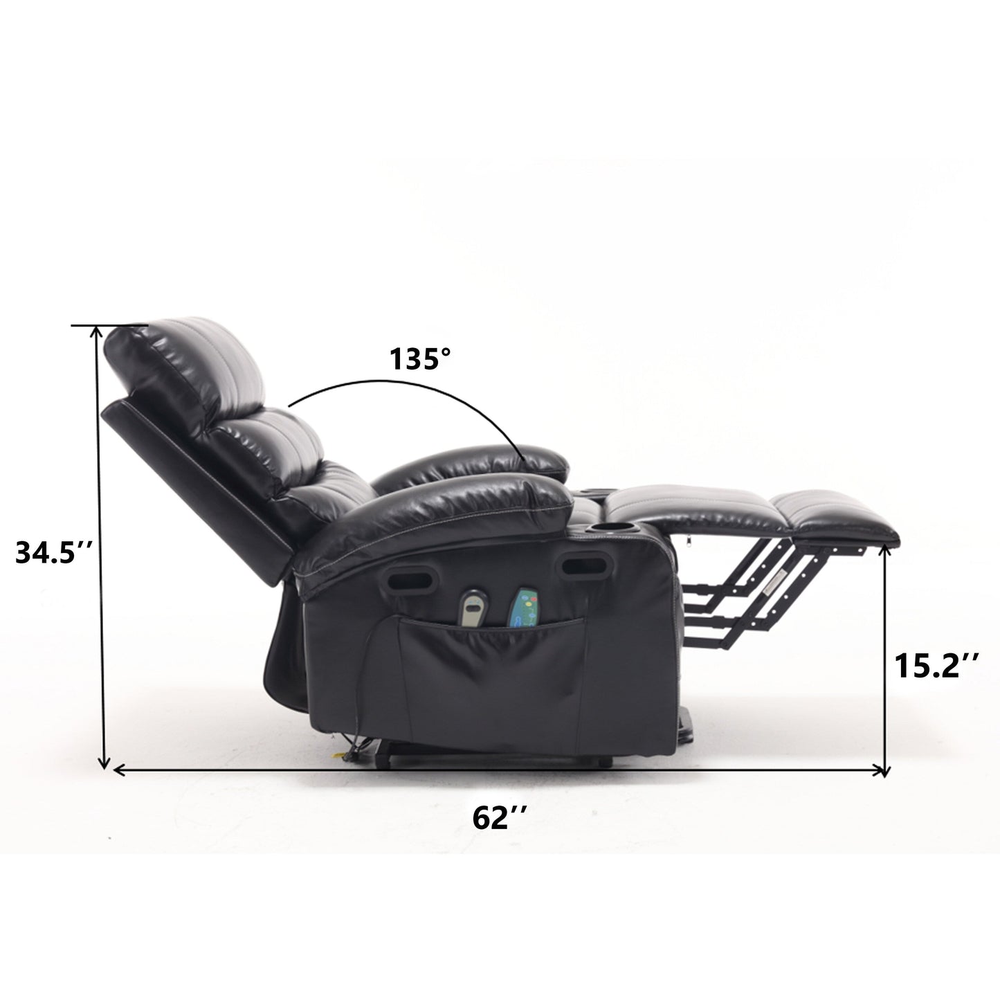 Poltrona reclinabile elettrica per anziani