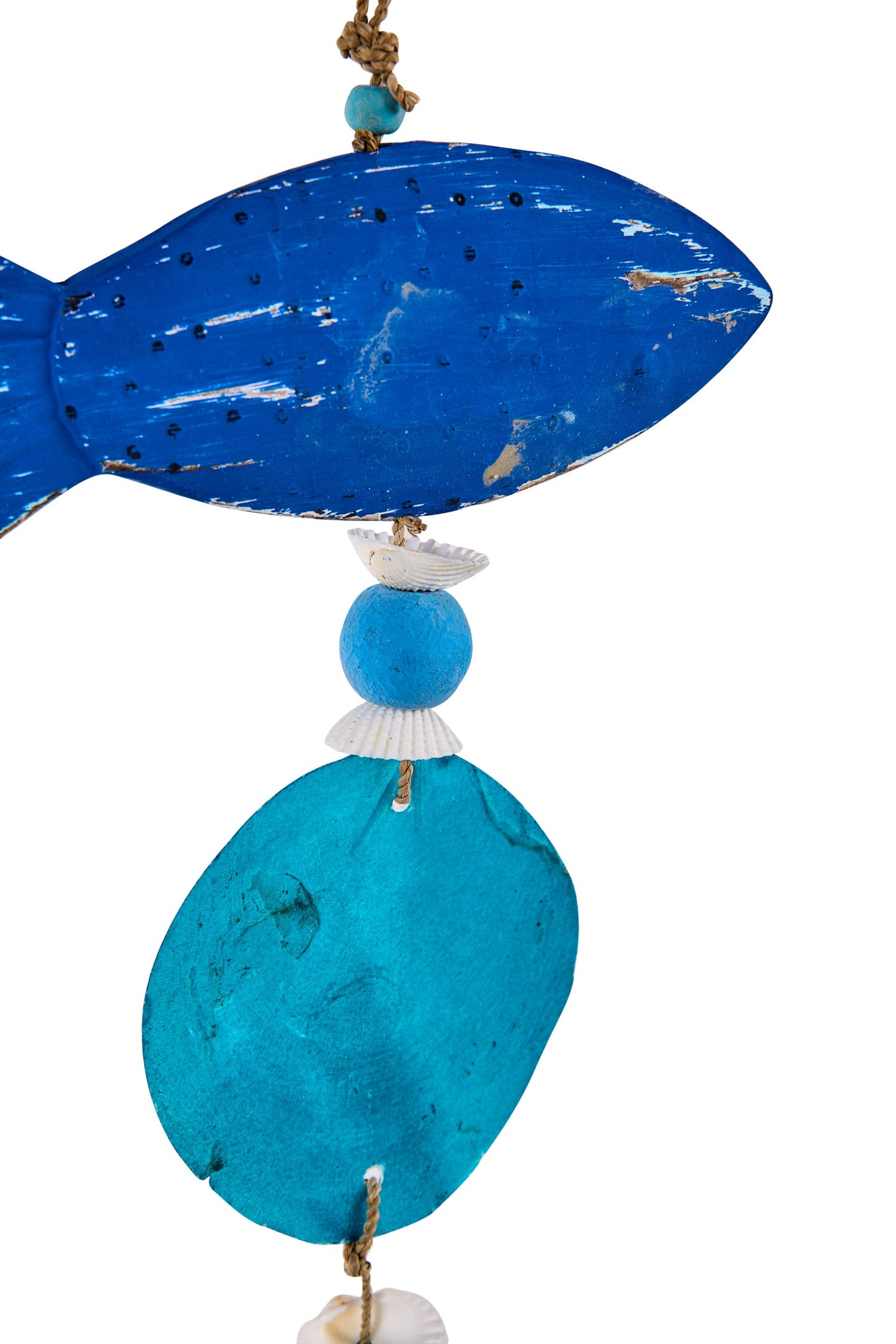 Decoro: Nappa Con Pesce E Conghiglia Blu