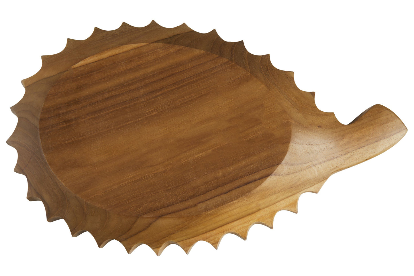 Bartender - Ciotola Legno Sagoma Frutto Durian Con Abalone