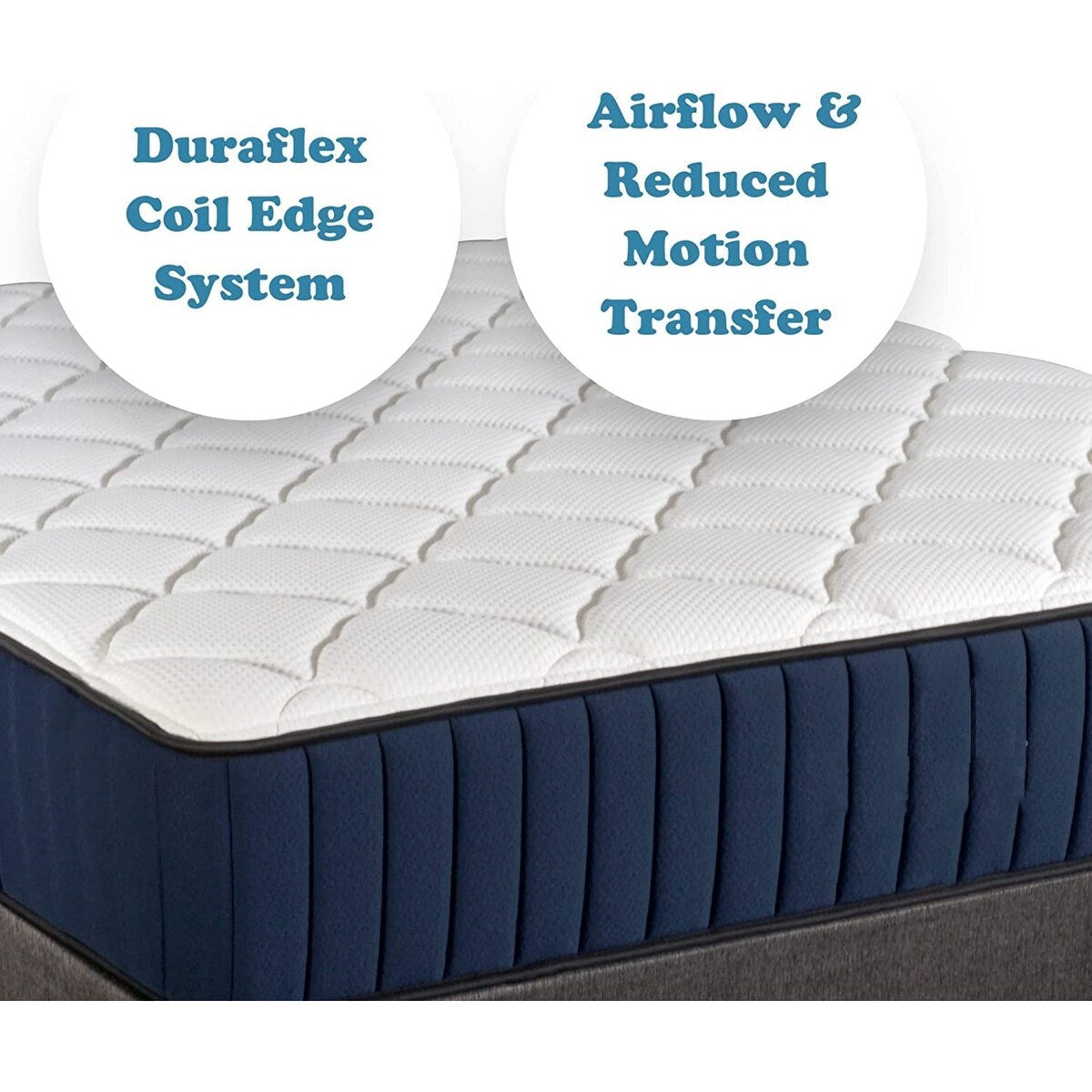 DIMENSIONI NUOVE - Materasso ibrido premium Serenity 12 Medium Tight-Top con supporto per bordi in memory gel e molle insacchettate