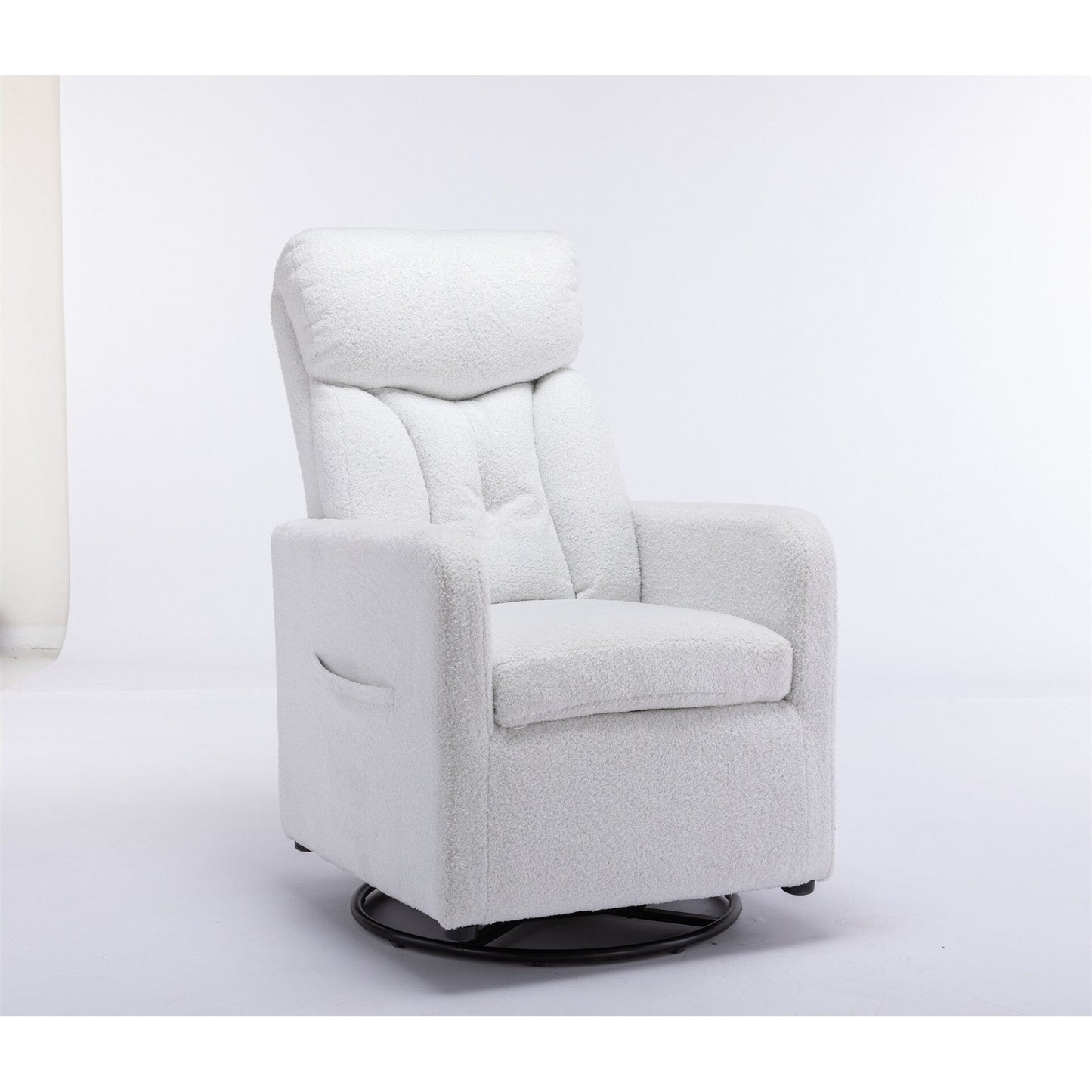 Sedia a dondolo girevole in tessuto Gilder Chair