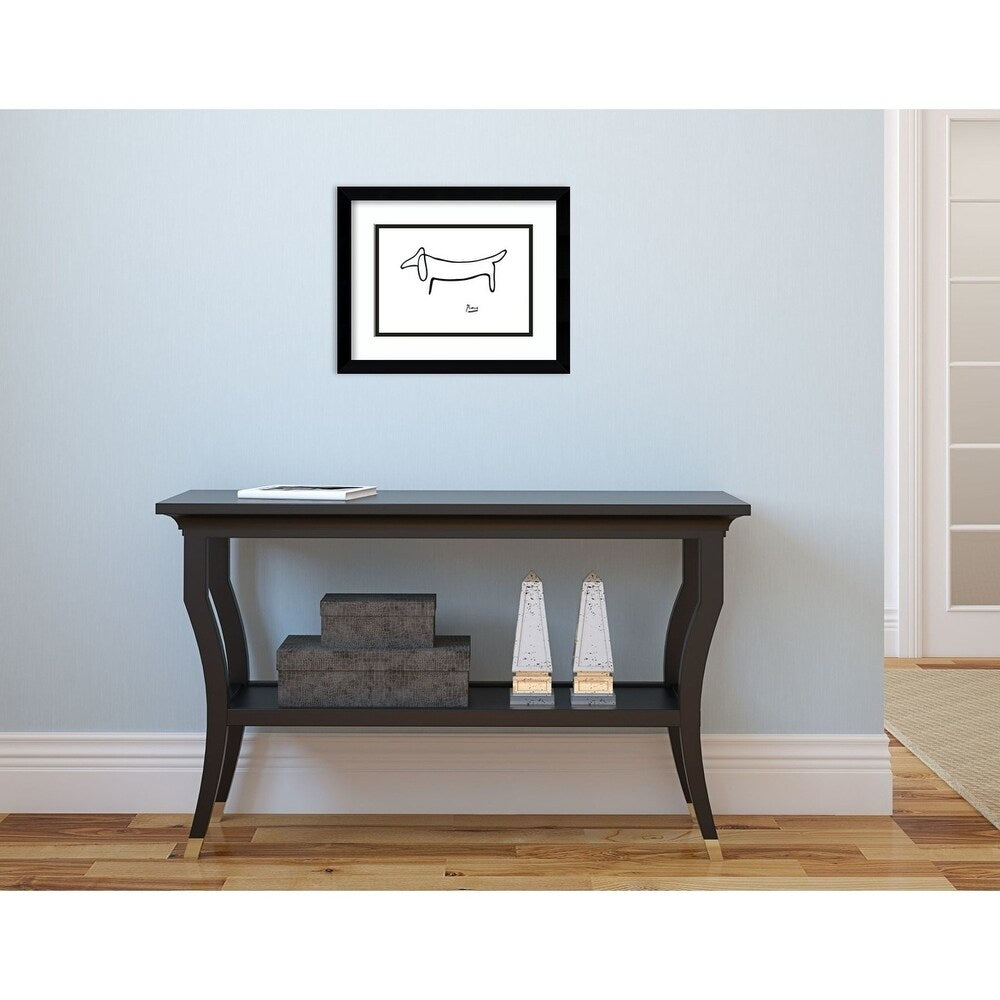 Stampa artistica incorniciata "Le Chien (Il cane)" di Pablo Picasso, Porch & Den