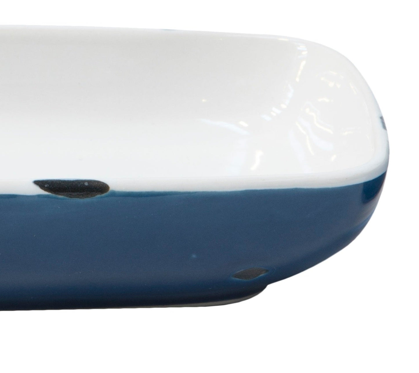 Old Country - Set 3 Ciotoline in Ceramica Smaltate Blu