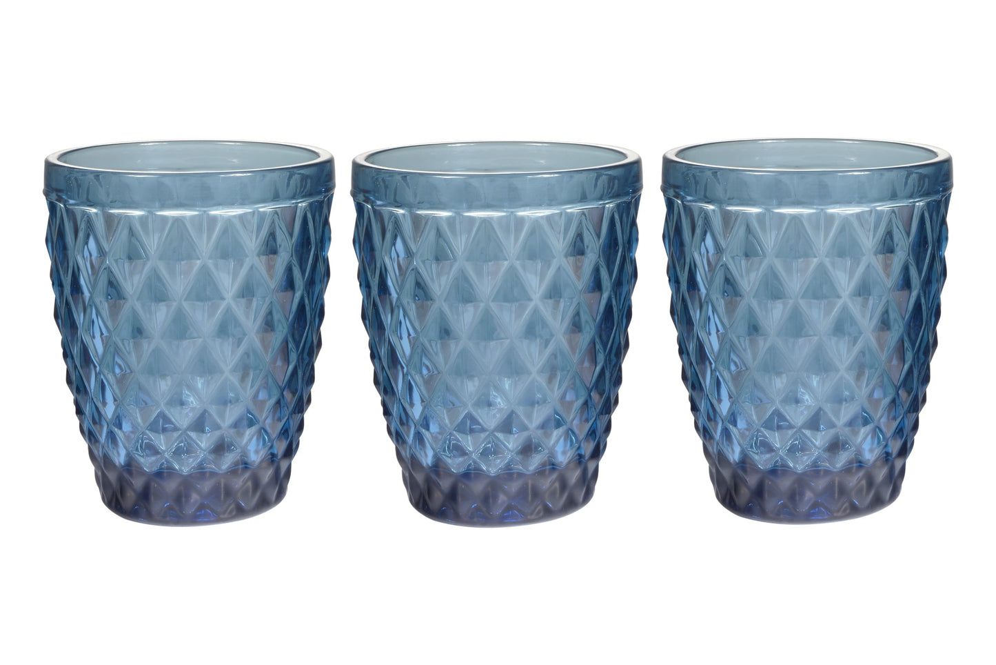 Winston - Bicchiere Acqua In Vetro Blu