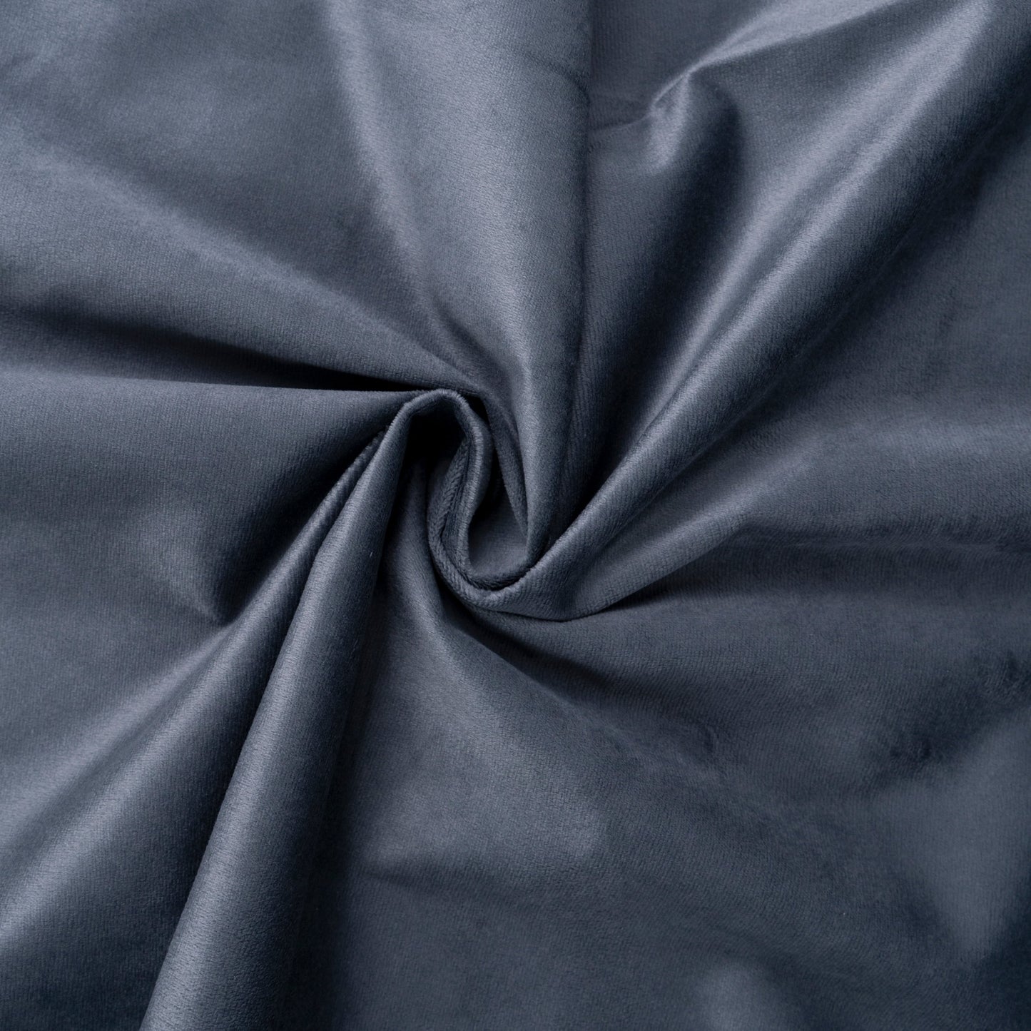 Divano letto estraibile in velluto grigio con contenitore laterale