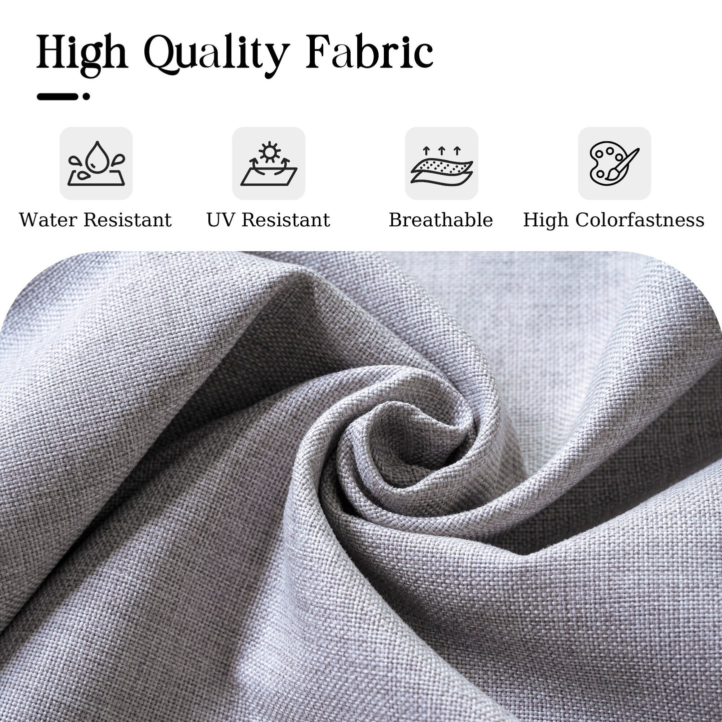 Set di 2 sedie da esterno in vimini e rattan HOOOWOOO