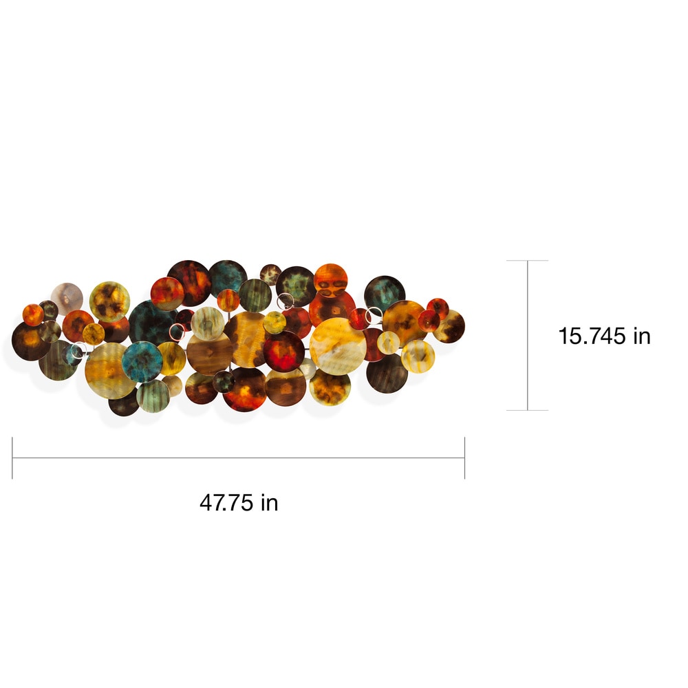 Scultura da parete in metallo Hightower di SEI Furniture