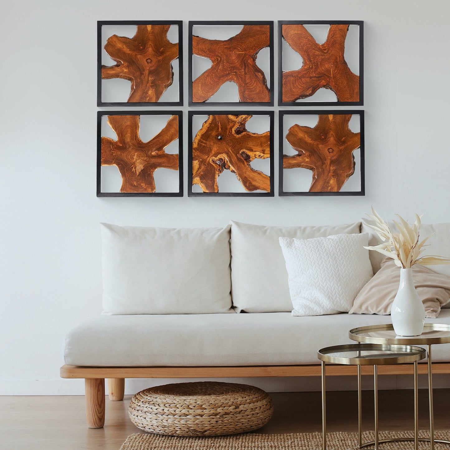 Home Soft Things Decorazione murale Pannello murale in legno stile fattoria