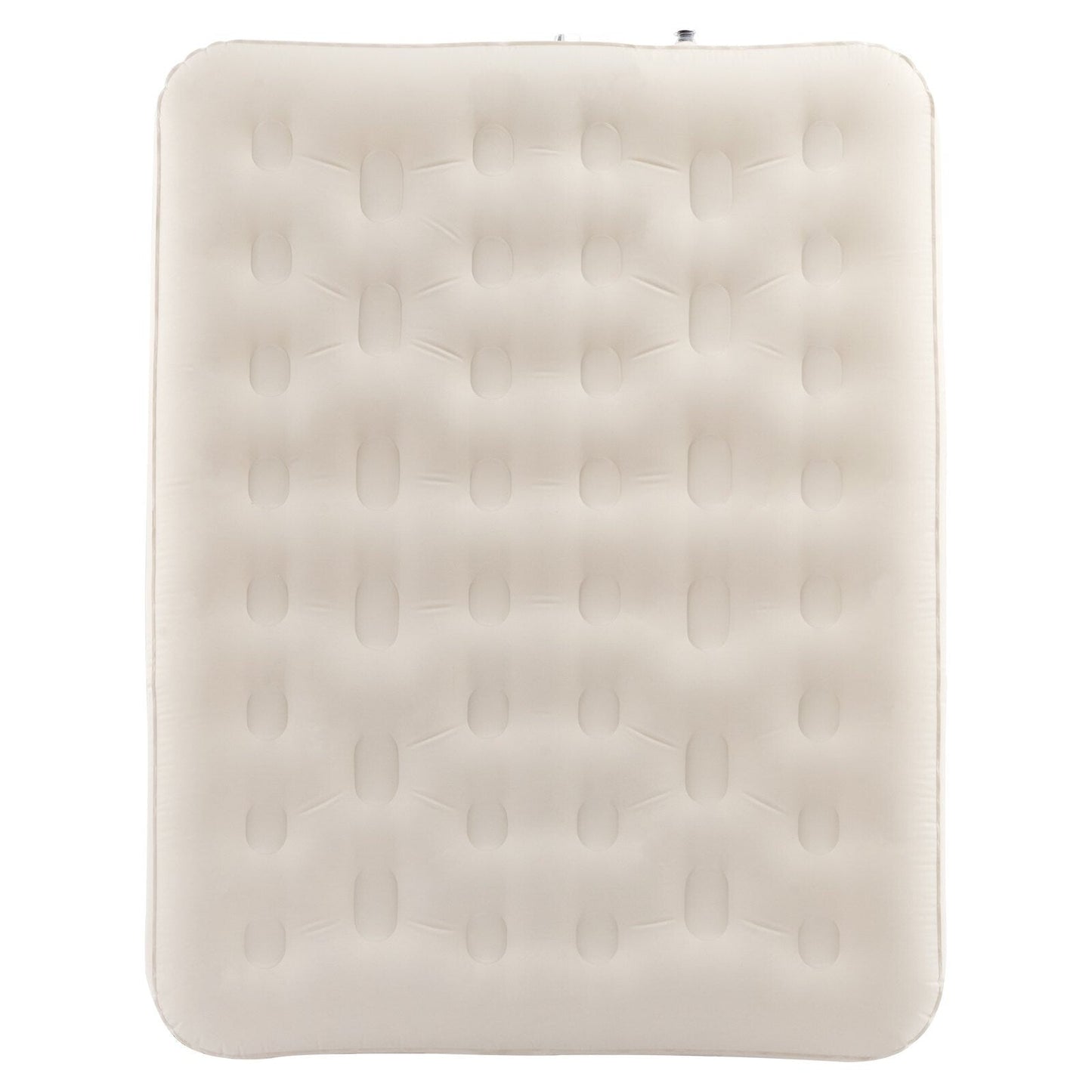 Materasso gonfiabile con telaio e pompa per campeggio o uso degli ospiti