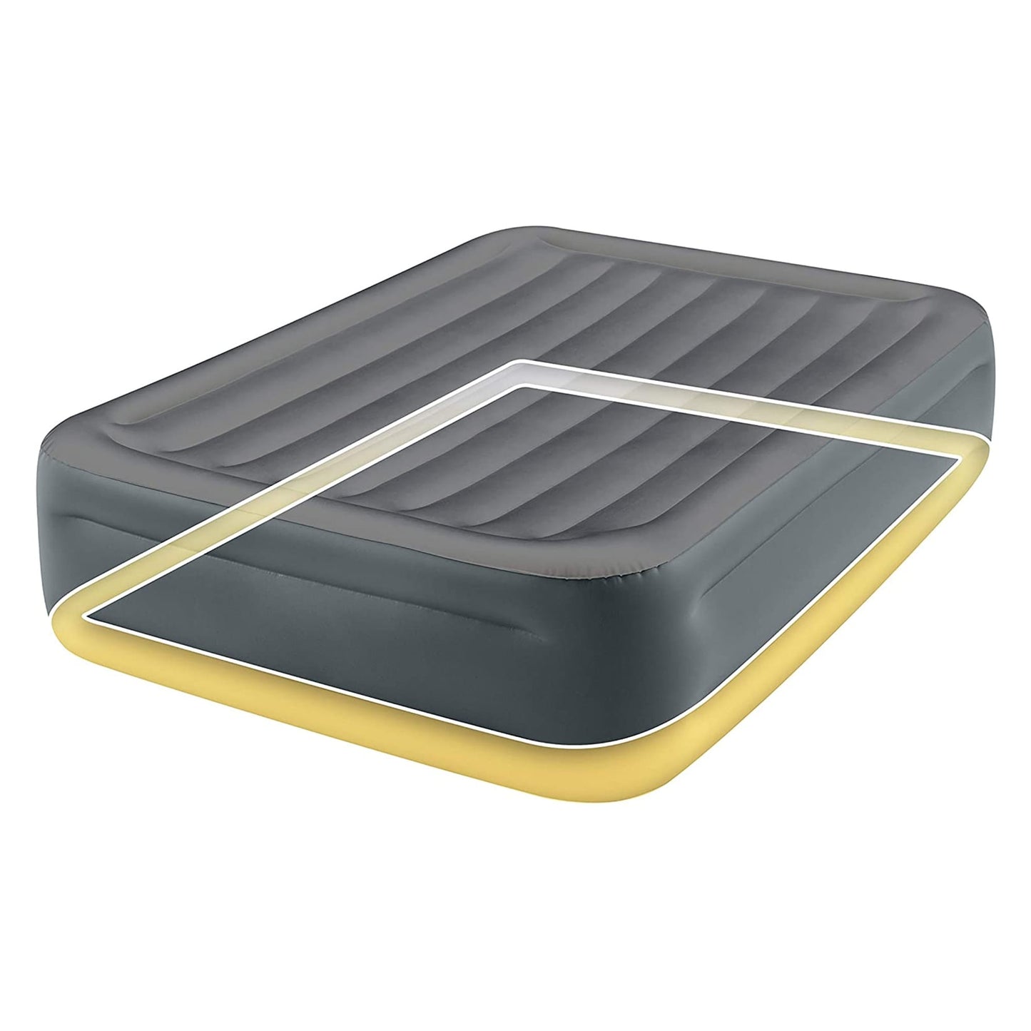 Materasso gonfiabile Intex Dura Beam Essential Rest Queen con pompa integrata