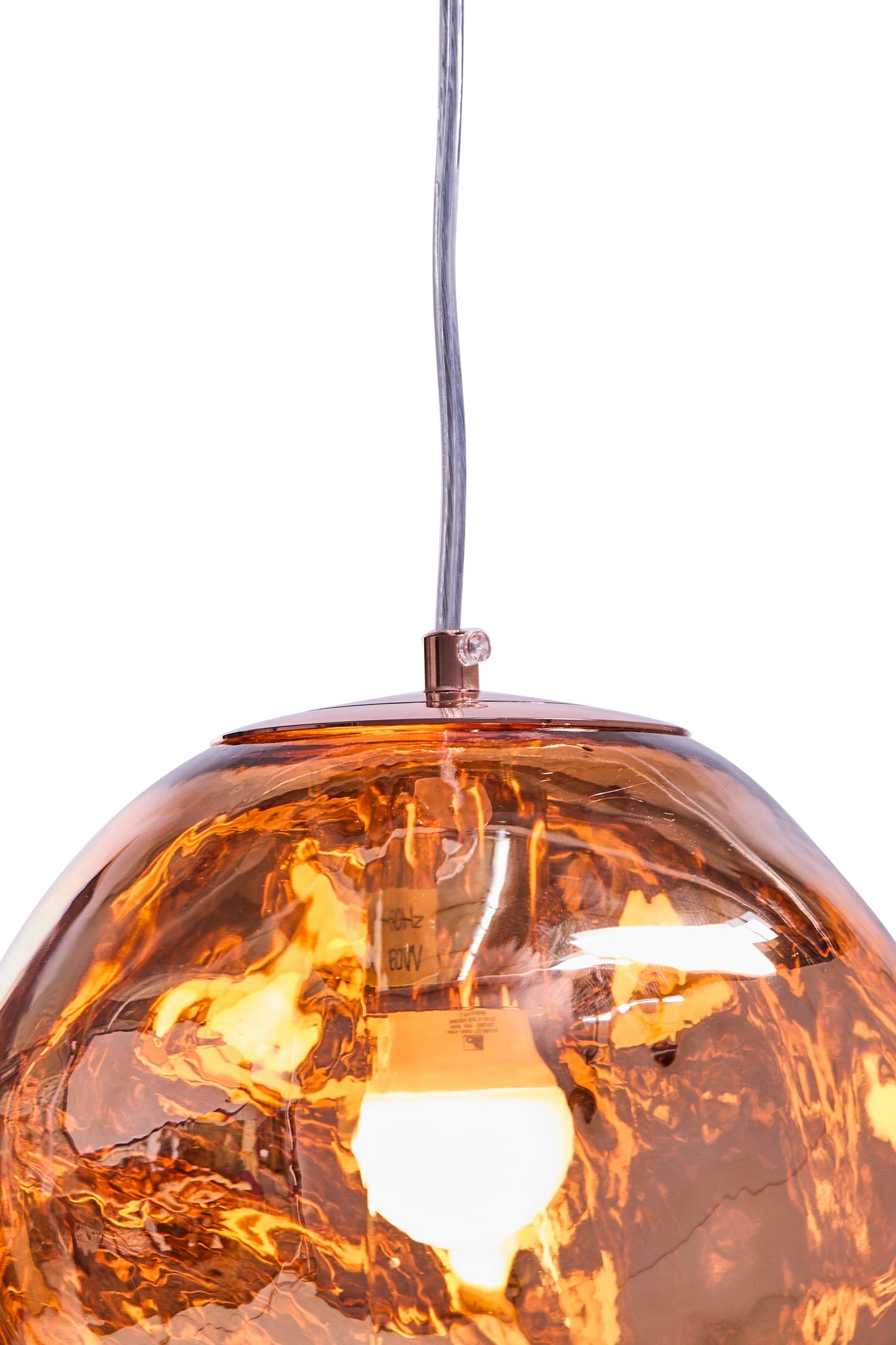 Lagos - Lampadario Bolla Piccolo Rame