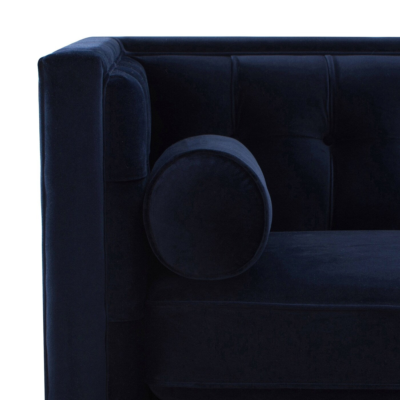 Divano Tuxedo Jack 84 in stile moderno di metà secolo con cuscini di supporto