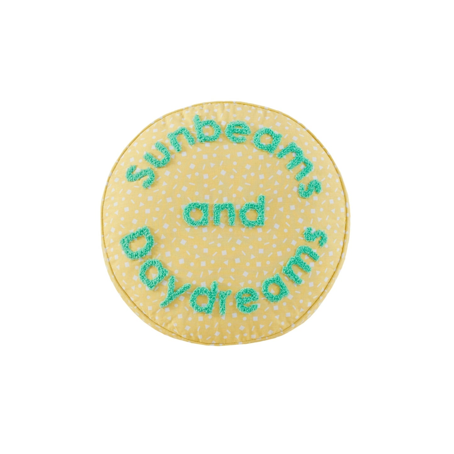 Set copripiumino reversibile in cotone Jessie Yellow Rainbow Sunburst di Urban Habitat Kids