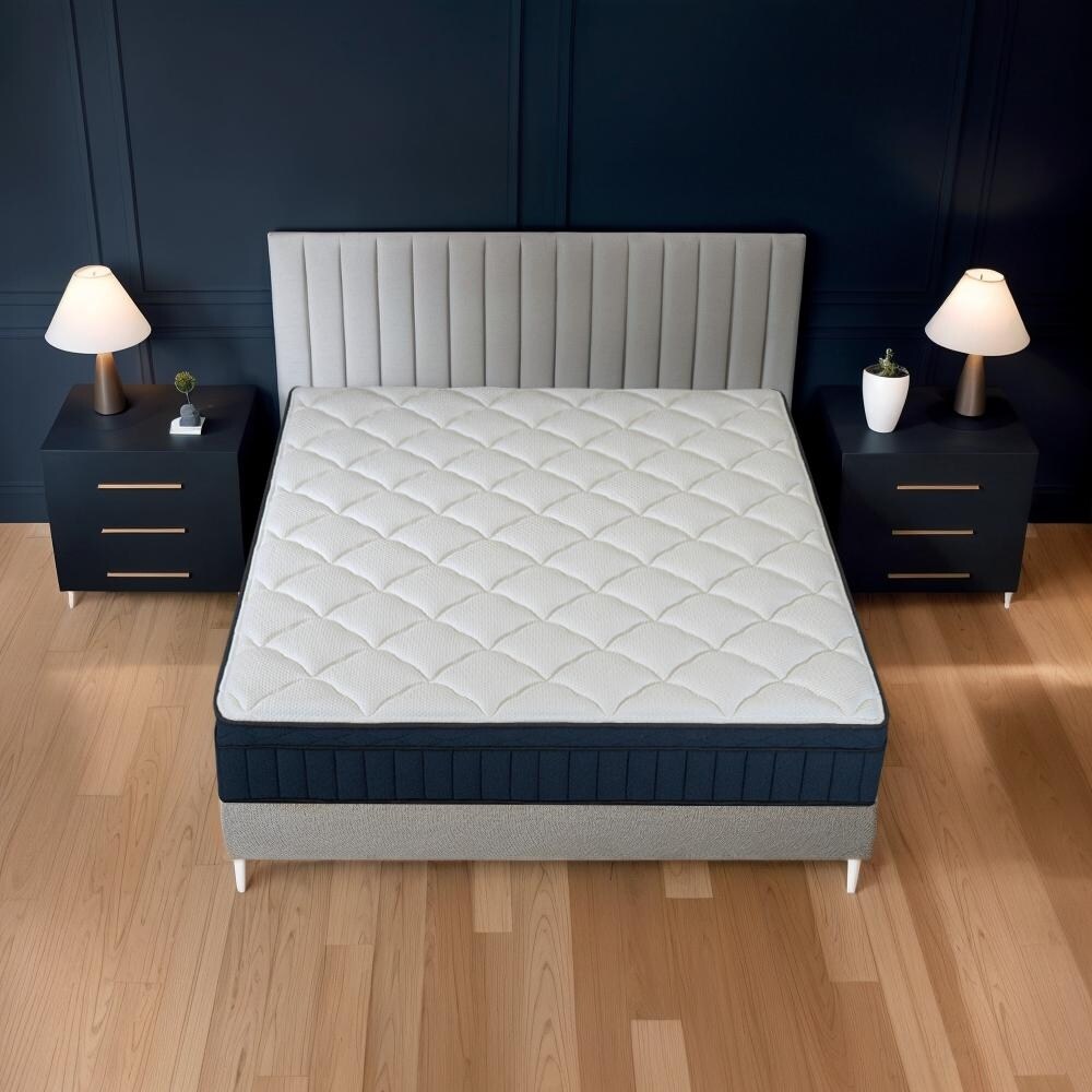 KING SIZE - Materasso ibrido premium Tranquility 12 con memory foam e supporto per i bordi, con molle insacchettate e memory foam di media grandezza