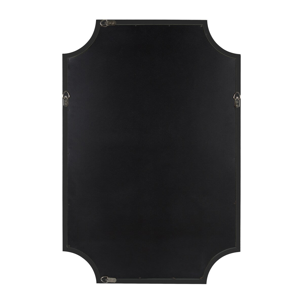 Specchio con cornice in legno smerlato di Kate e Laurel Hogan