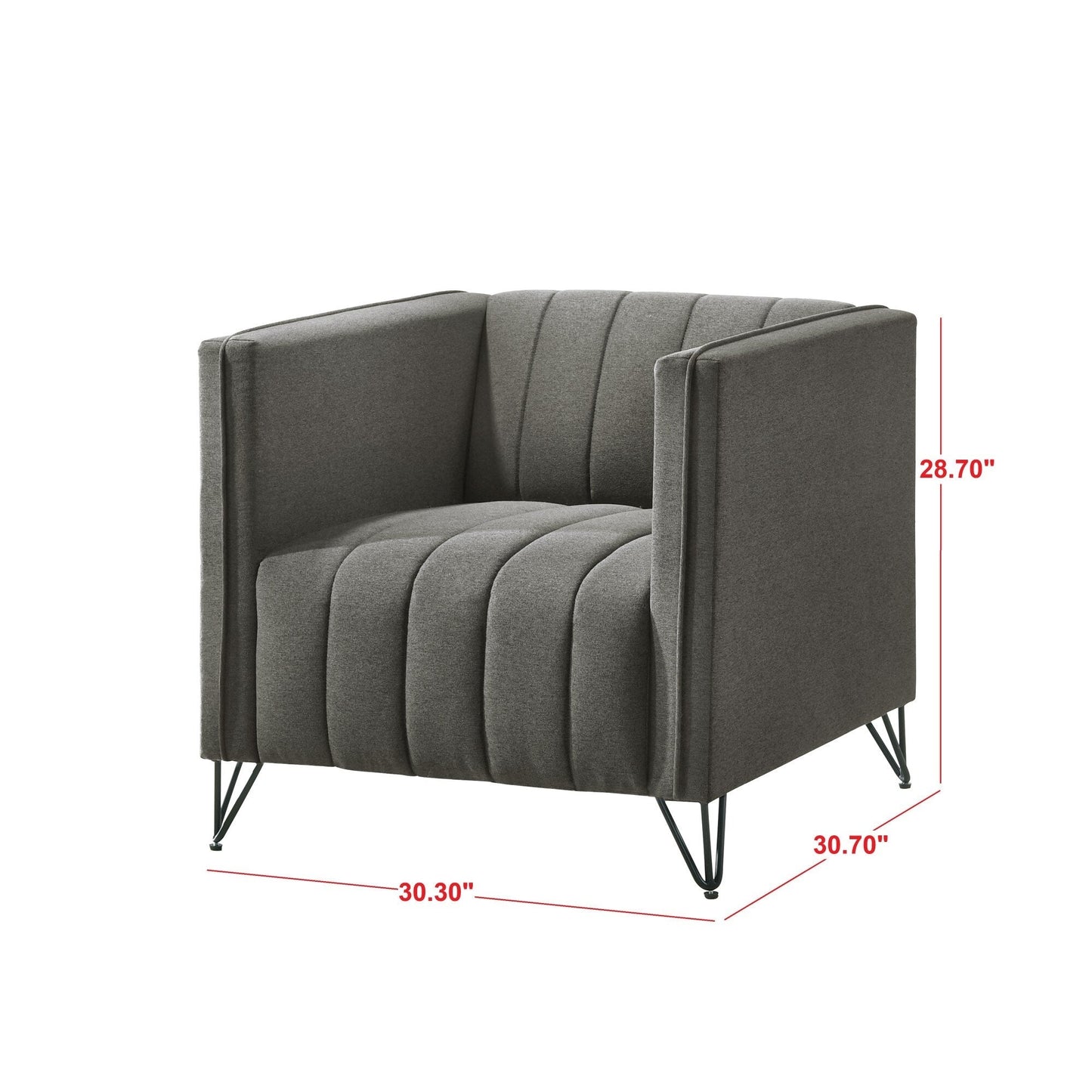 Set da soggiorno con braccioli quadrati Clayfell Kurtis