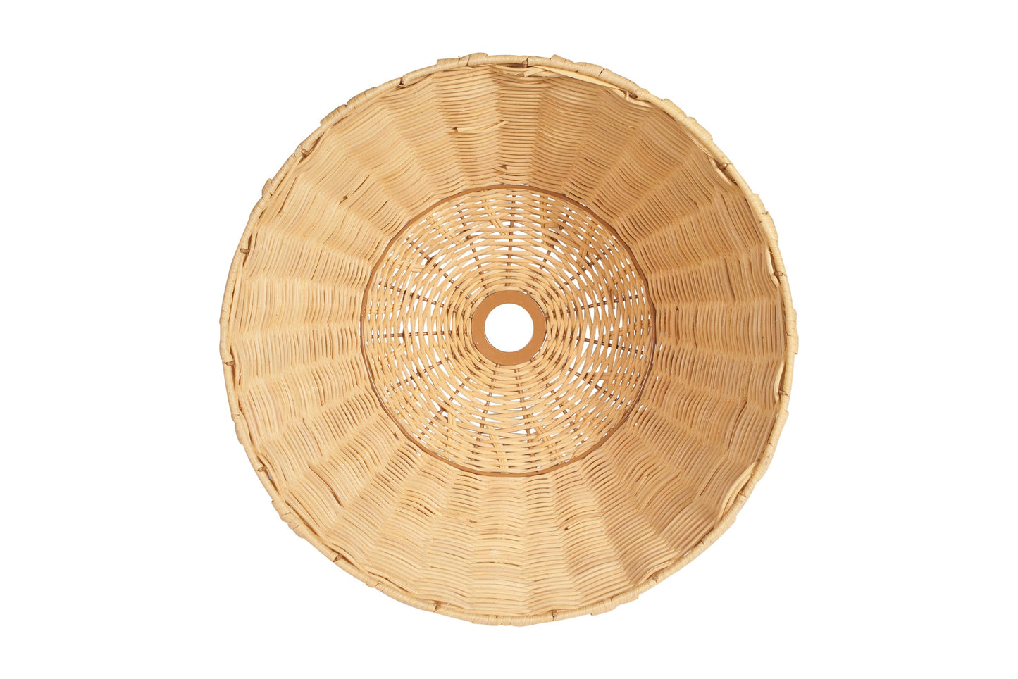 Lumiere - Lampadario Cappello In Midollino Naturale