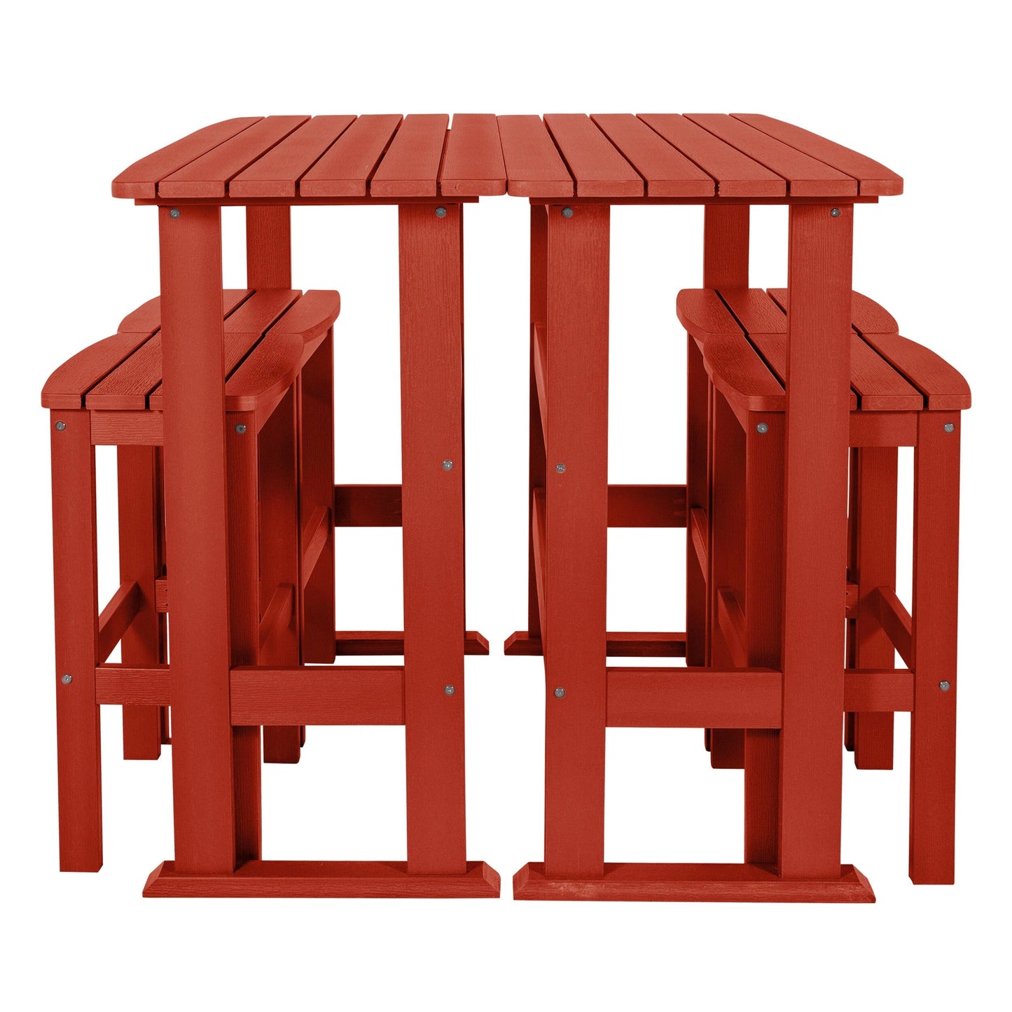 Set da balcone per esterni Lehigh da 6 pezzi - Altezza bar