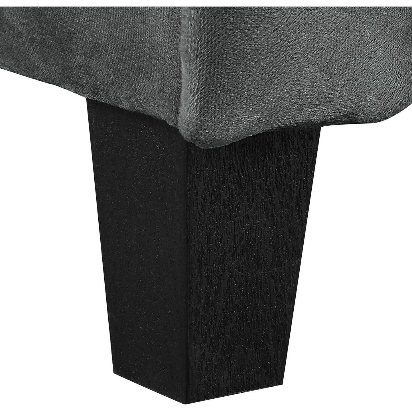 Divano Harrington di Lifestyle Solutions - Divano a due posti imbottito bicolore grigio e grigio scuro moderno per il soggiorno