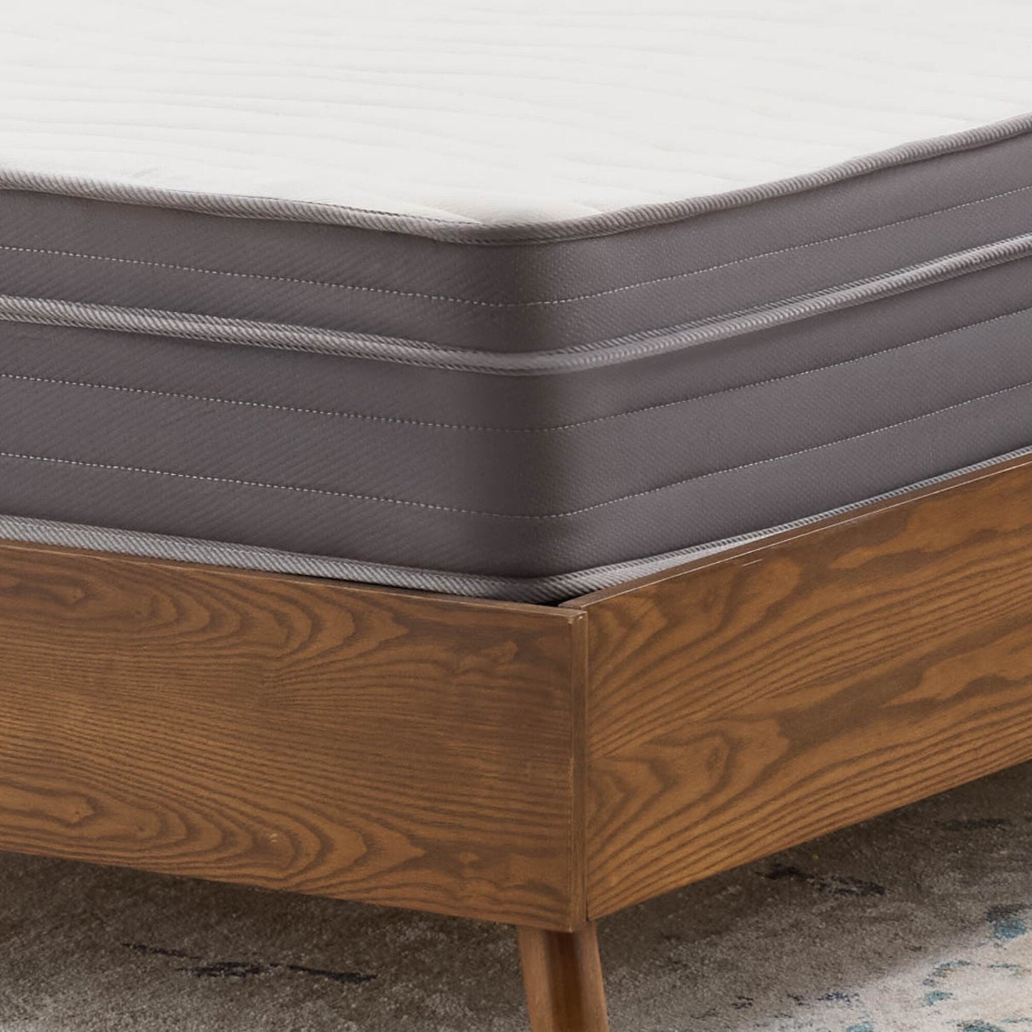 Materasso ibrido in memory foam gel medio Linenspa da 10 pollici