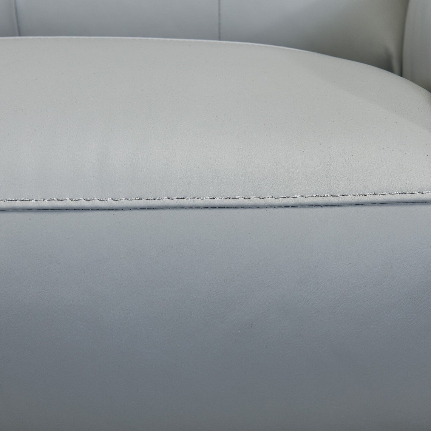 Divano reclinabile elettrico Lizette 78 in pelle grigio tortora o marrone con USB