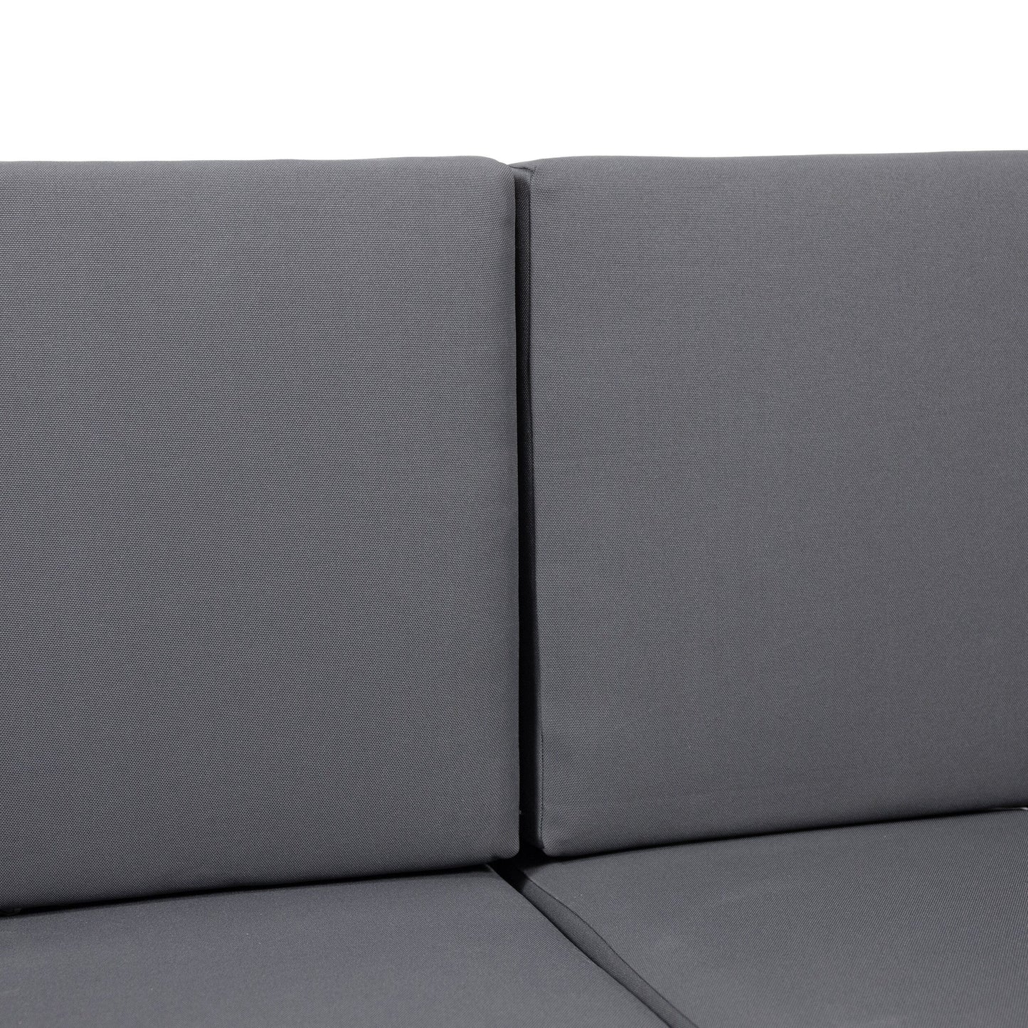 Set di divano a due posti e tavolino da caffè Louver in legno di acacia con cuscini di Christopher Knight Home