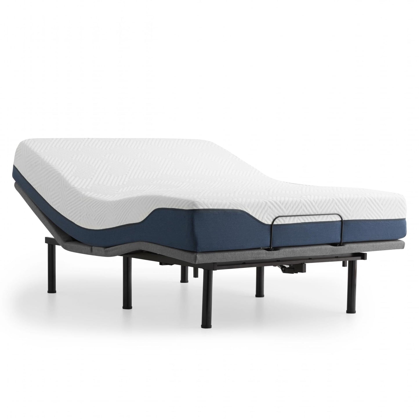 Materasso ibrido in gel e aloe vera da 10 pollici e set letto regolabile Deluxe della collezione Lucid Comfort