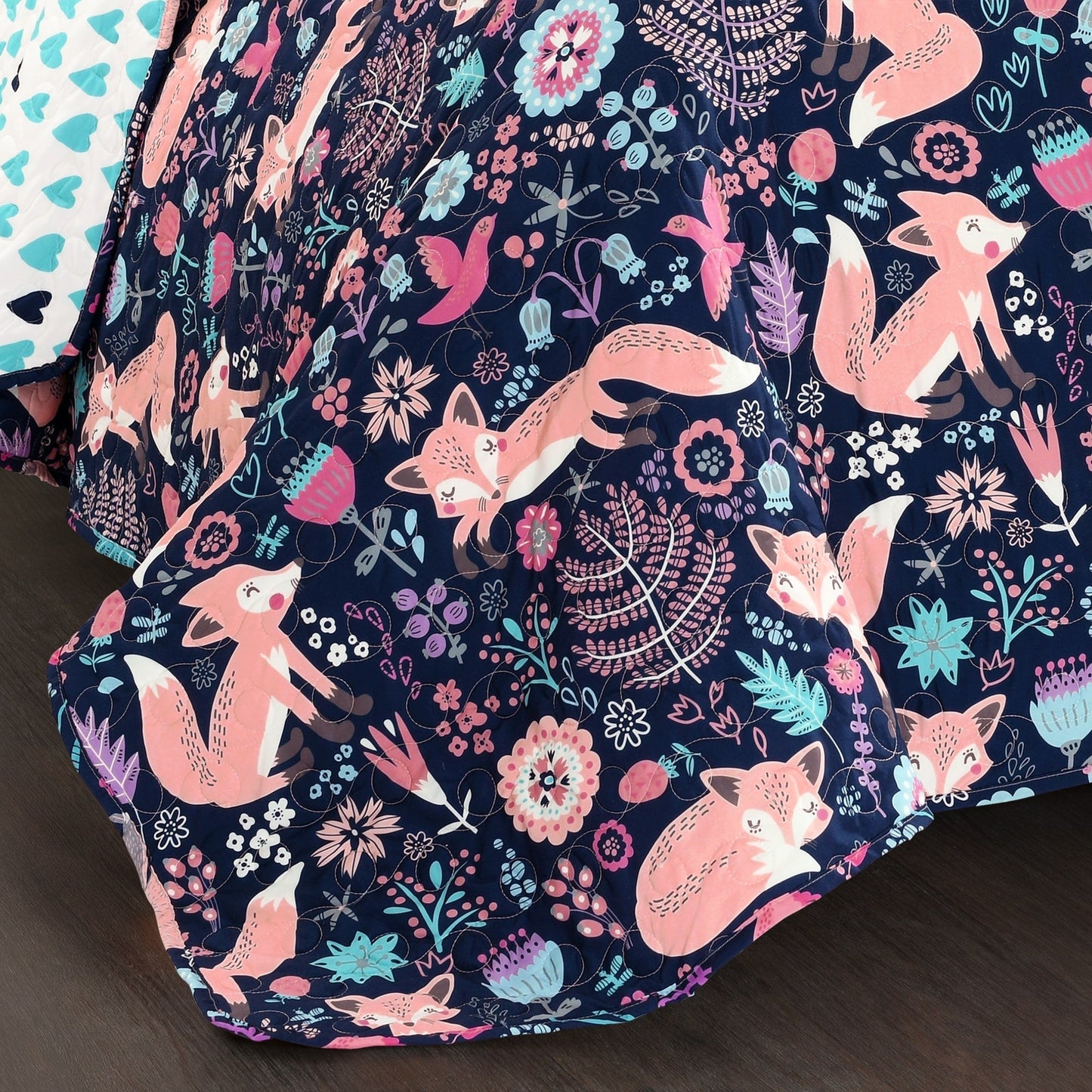 Set trapunta Lush Decor Pixie Fox da 4 pezzi