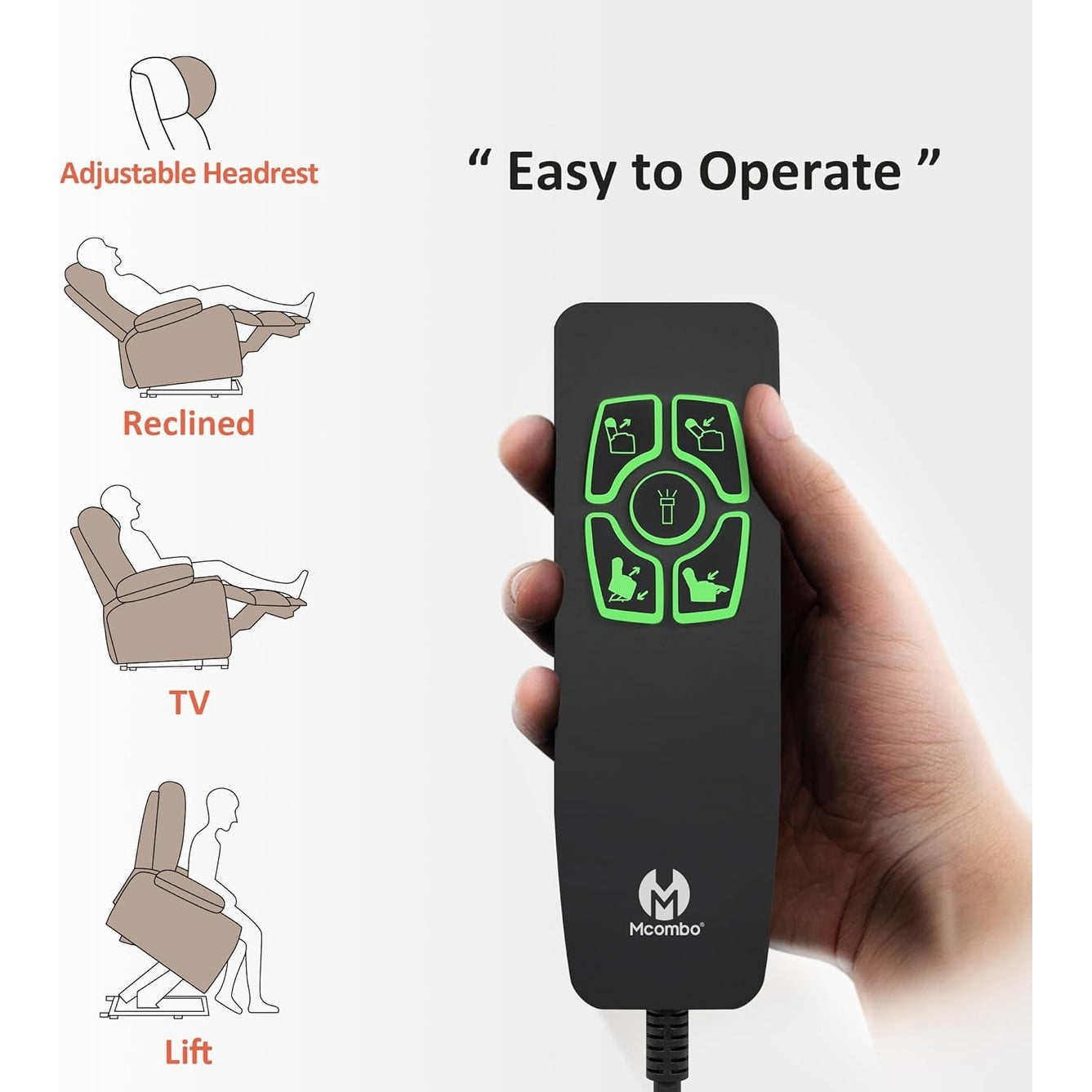 Poltrona reclinabile MCombo Lift