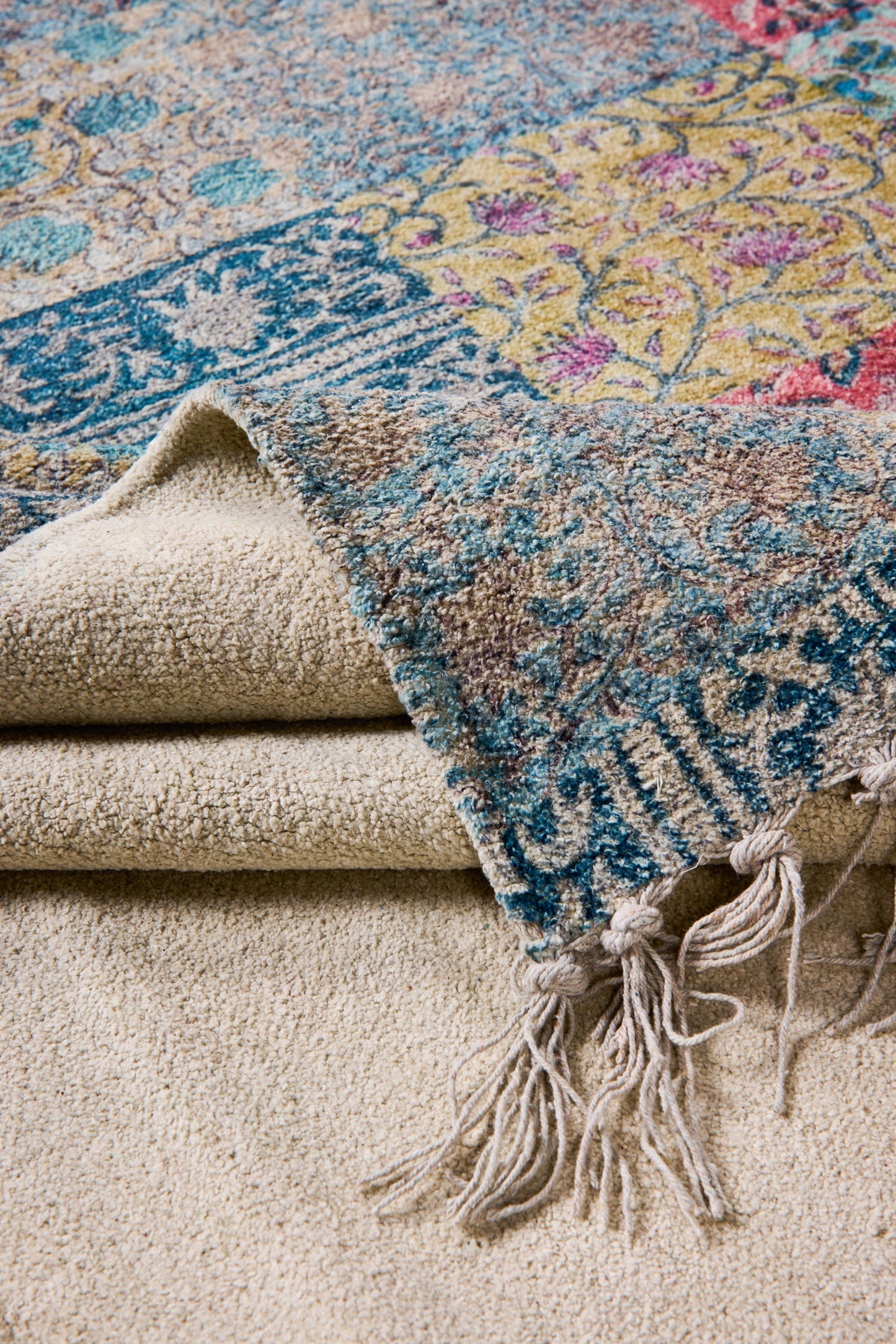 Zarzis - Tappeto 140X200 Patch Multicolor