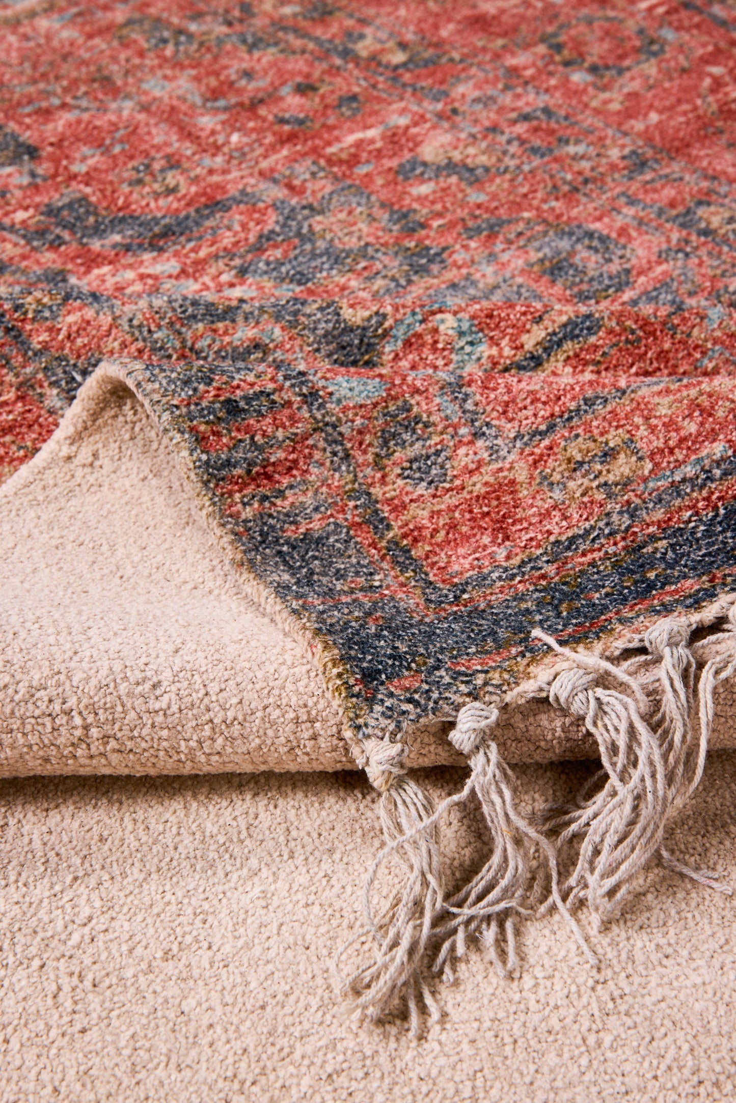 Kram - Tappeto 160X240 Tonalita Rosso Pompeiano