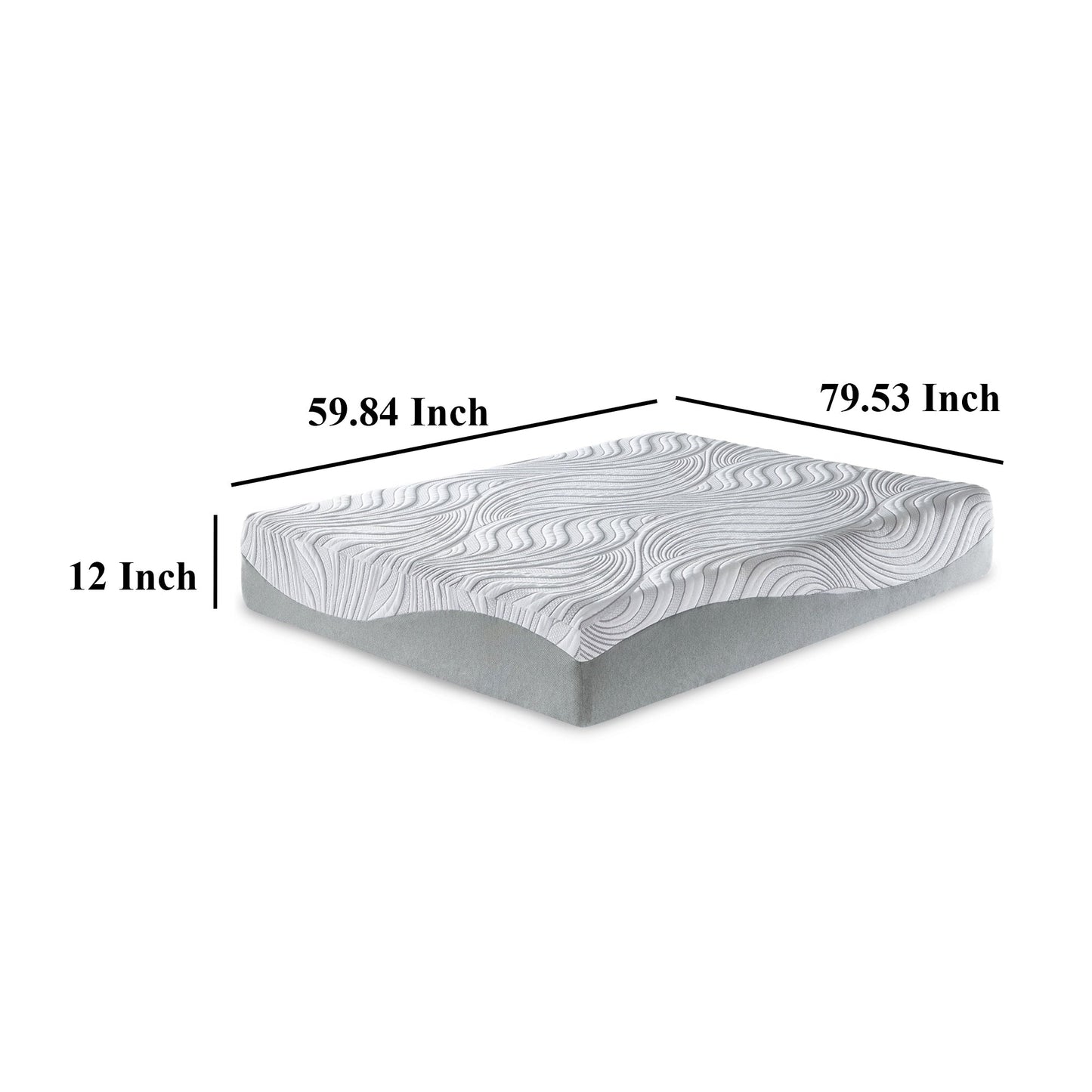 Materasso Meny Queen, memory foam ultra morbido, supporto per il corpo, 12 pollici