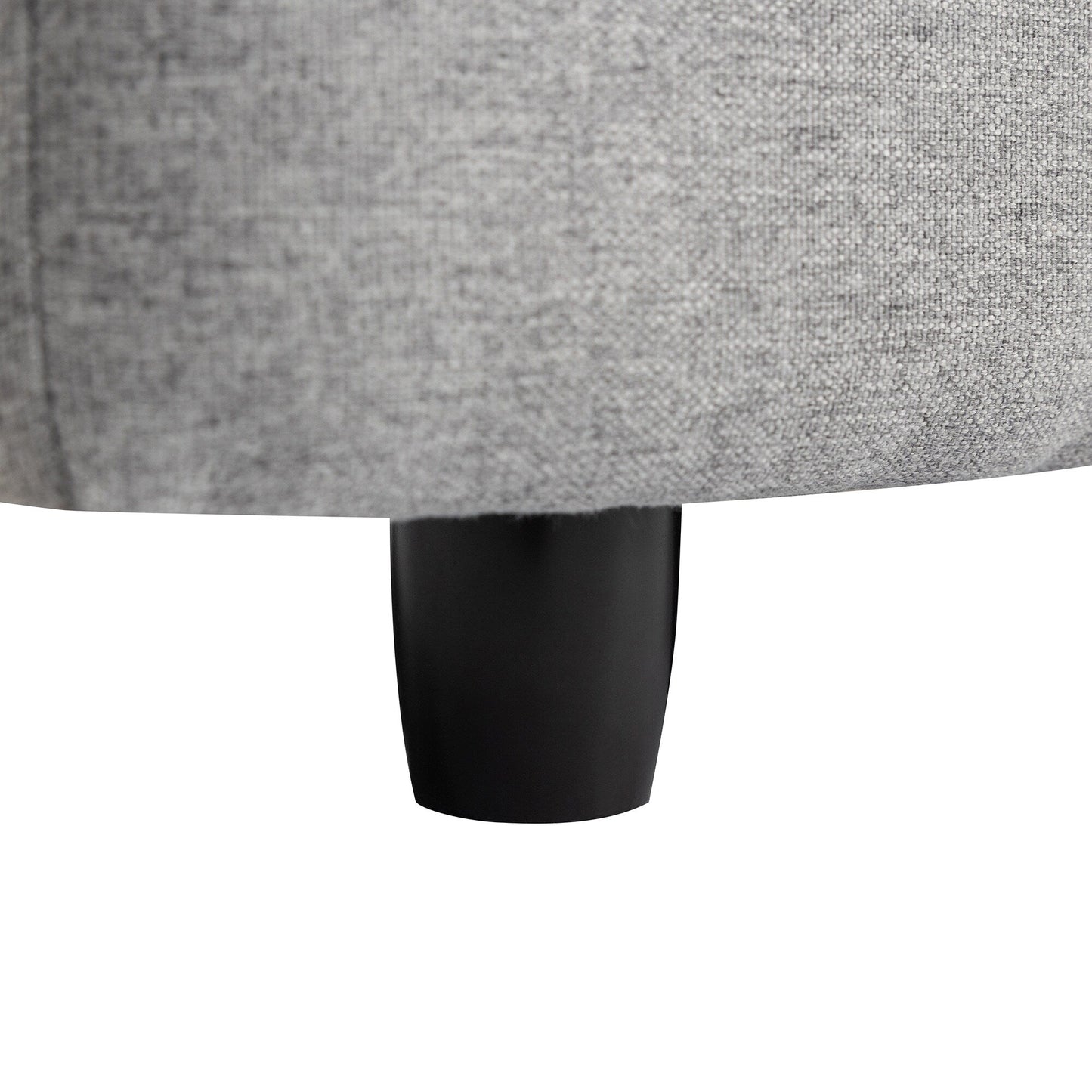 Divano componibile moderno a 4 posti a forma di L, chaise longue reversibile con fodere rimovibili con cerniera per soggiorno