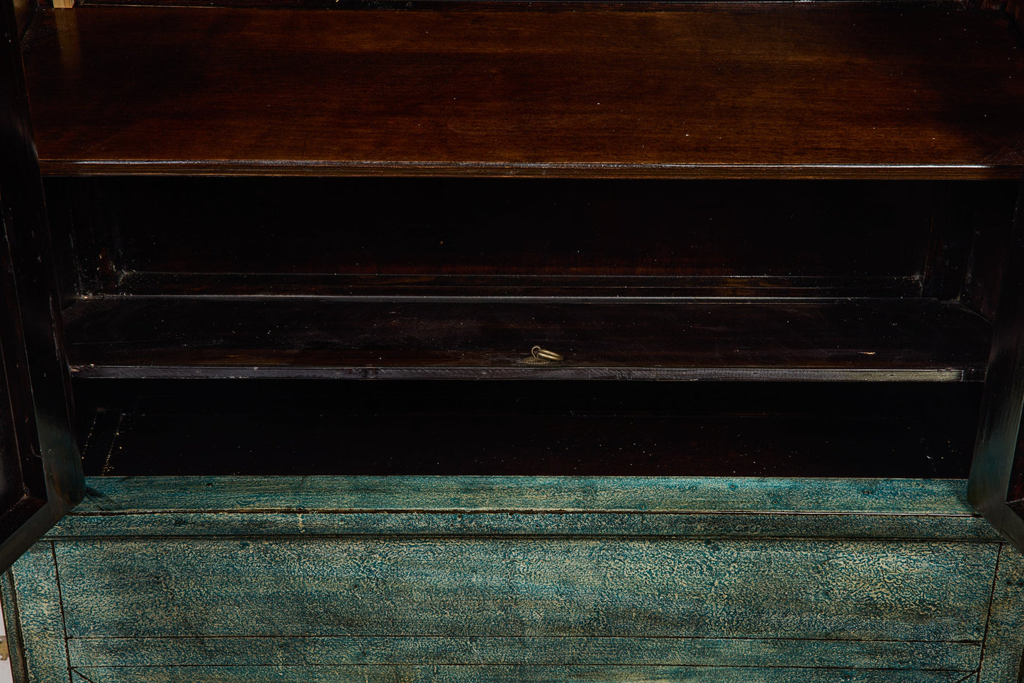 Ningbo - Armadio 2 Ante Verde Petrolio Crackle